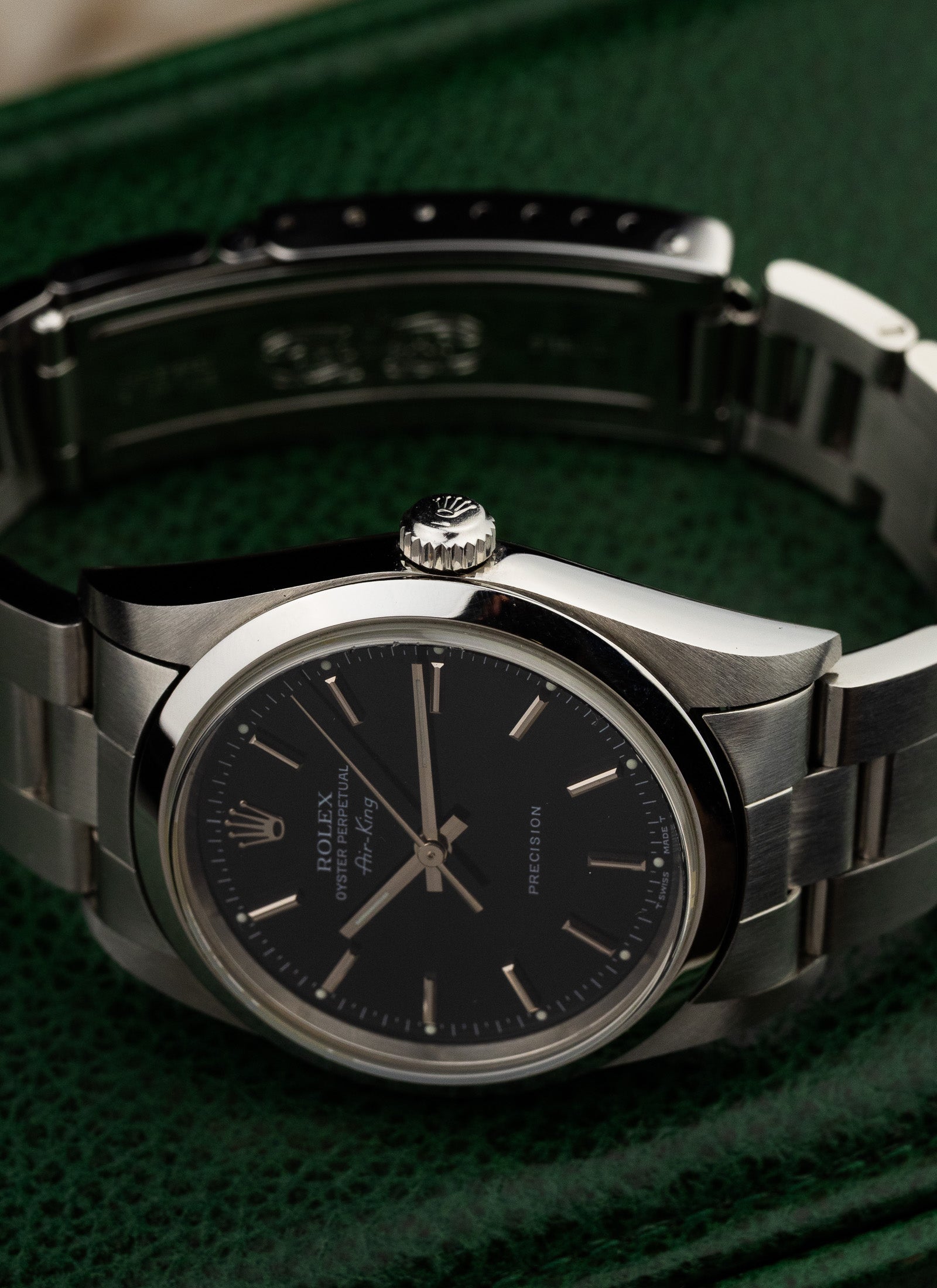 1999 Rolex Air-King Black Dial 14000 cal. 3000 Serviced Box