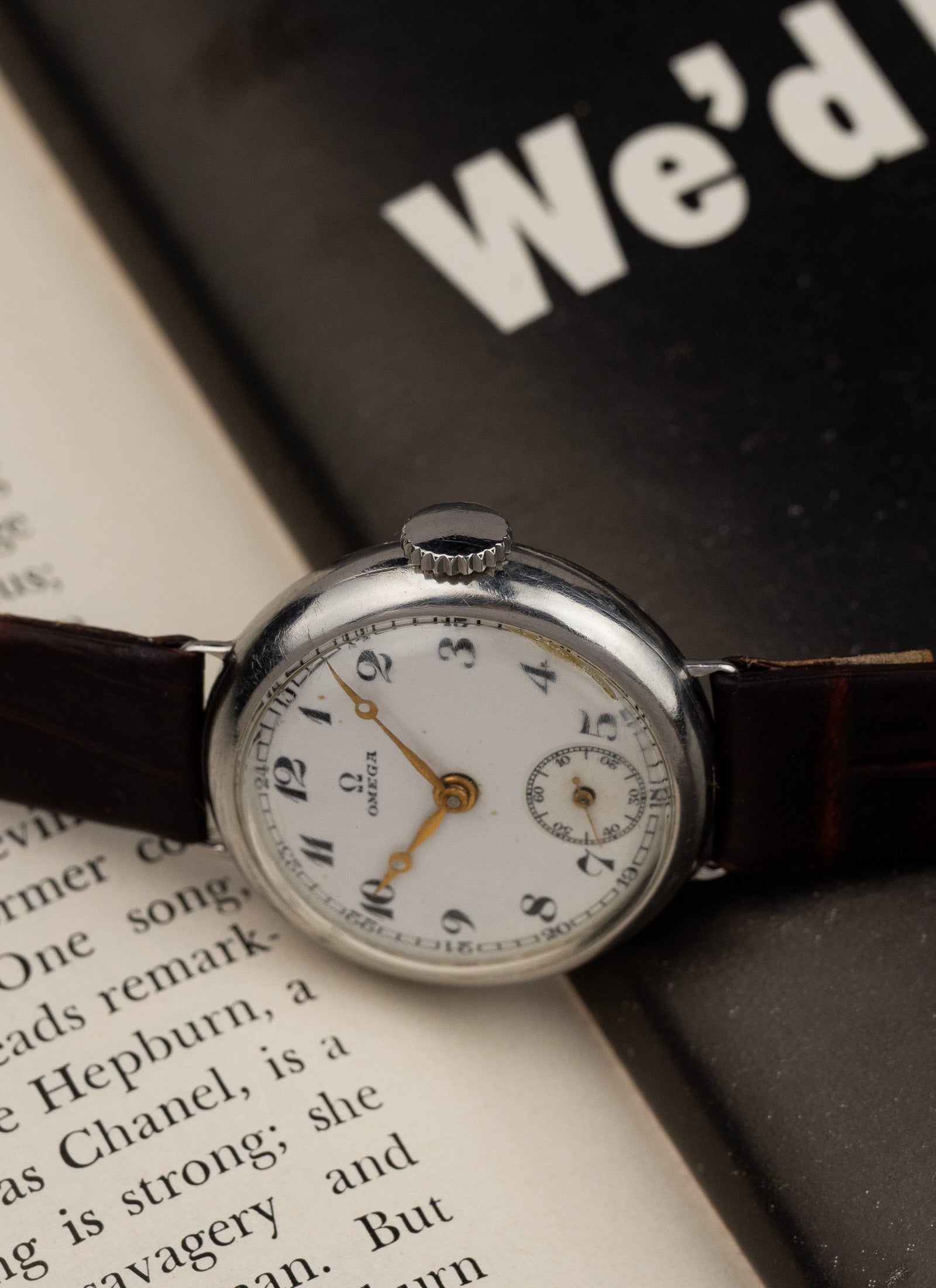 1935 Lady Omega Trench Watch Breguet Numerals 9371187 cal. 234 Serviced