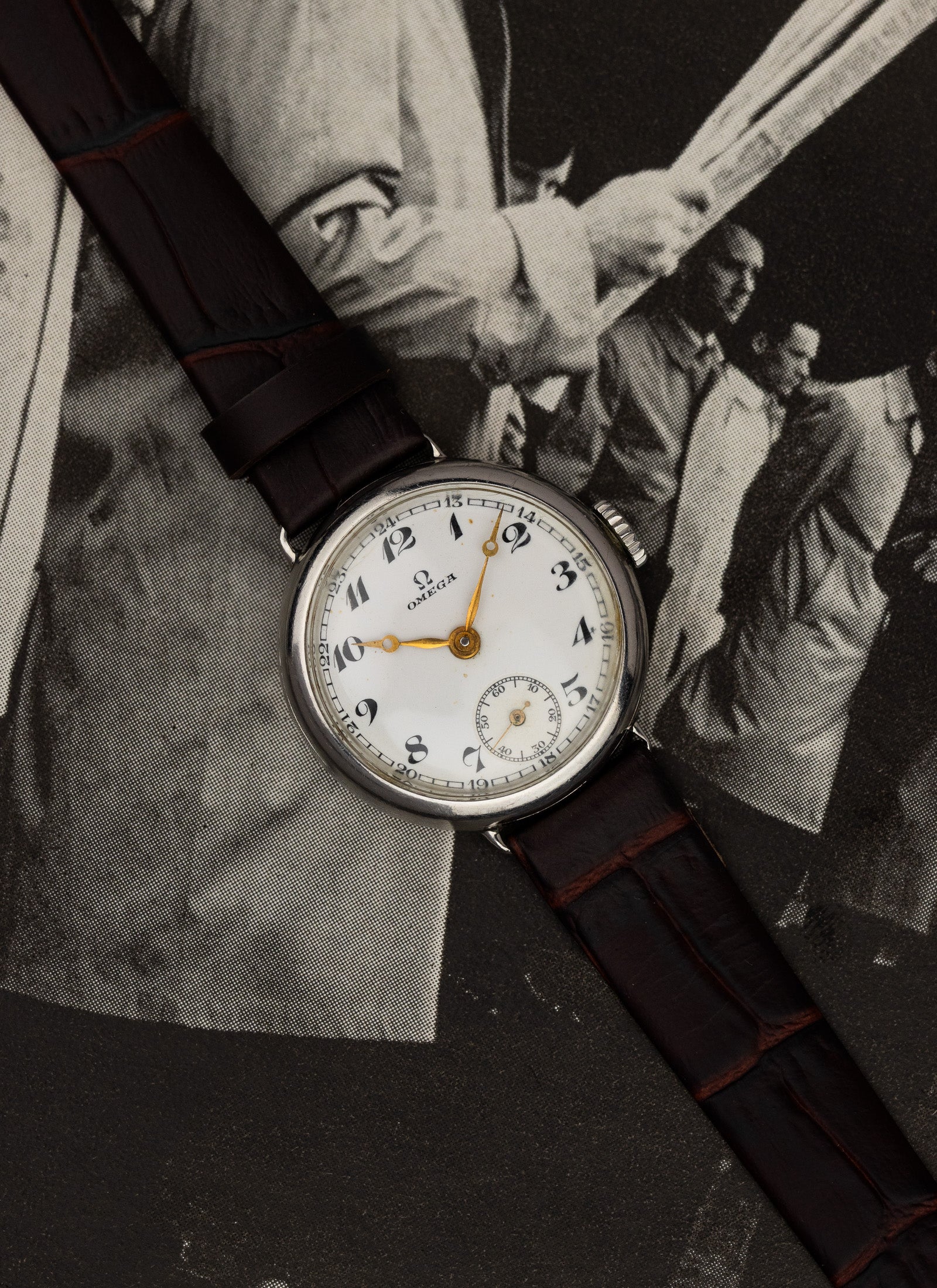 1935 Lady Omega Trench Watch Breguet Numerals 9371187 cal. 234 Serviced