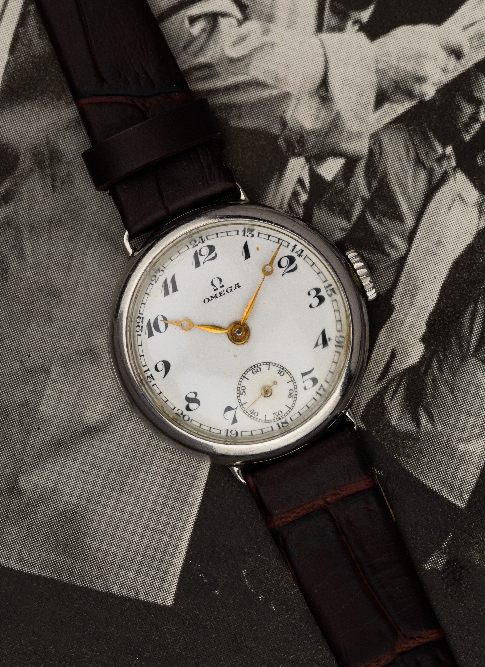 1935 Lady Omega Trench Watch Breguet Numerals 9371187 cal. 234 Serviced
