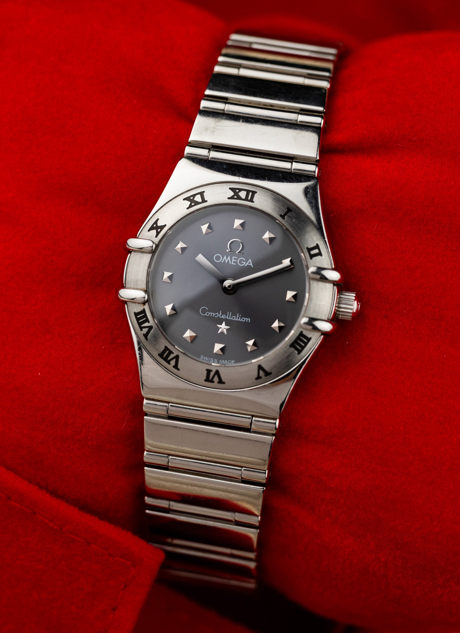1998 Lady Omega Constellation My Choice Gray Dial 1561.51.00 cal. 1456 Full Set