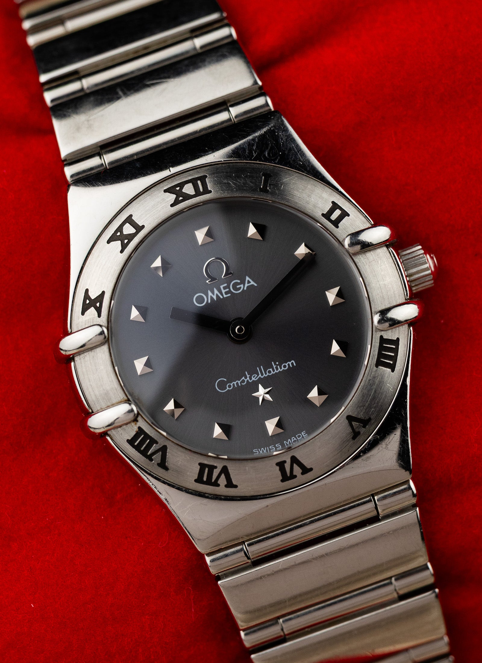 1998 Lady Omega Constellation My Choice Gray Dial 1561.51.00 cal. 1456 Full Set
