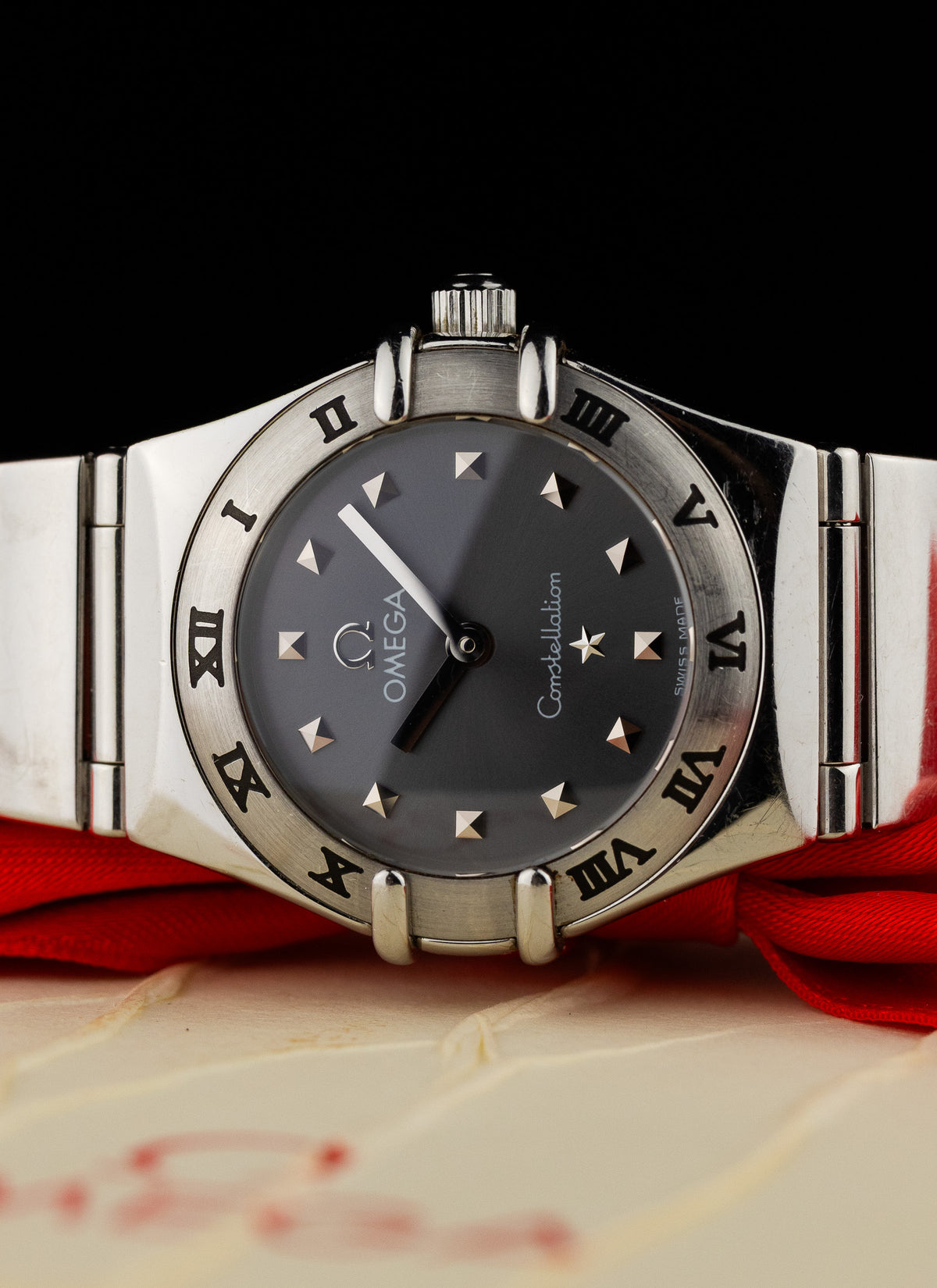 1998 Lady Omega Constellation My Choice Gray Dial 1561.51.00 cal. 1456 Full Set