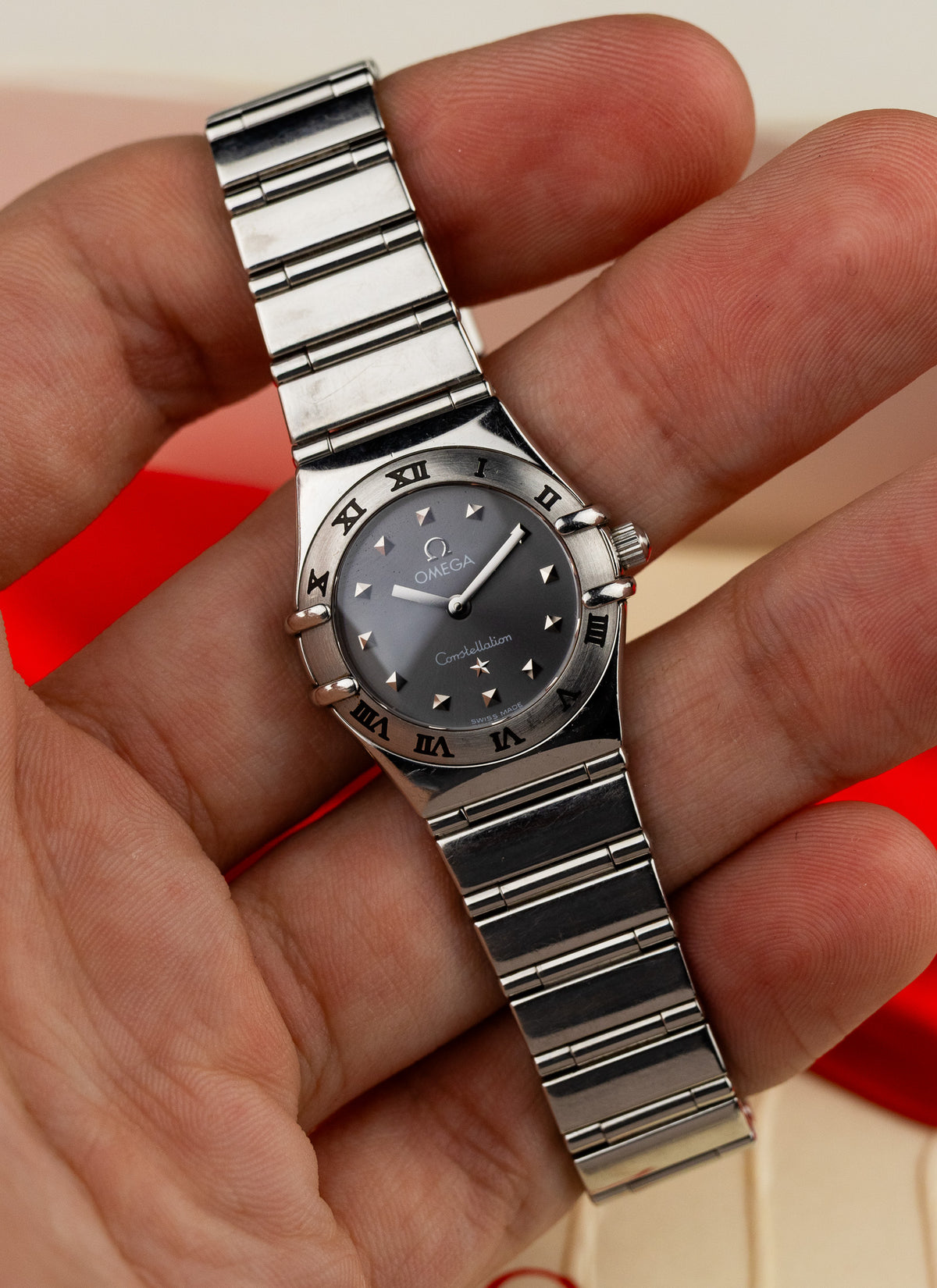 1998 Lady Omega Constellation My Choice Gray Dial 1561.51.00 cal. 1456 Full Set
