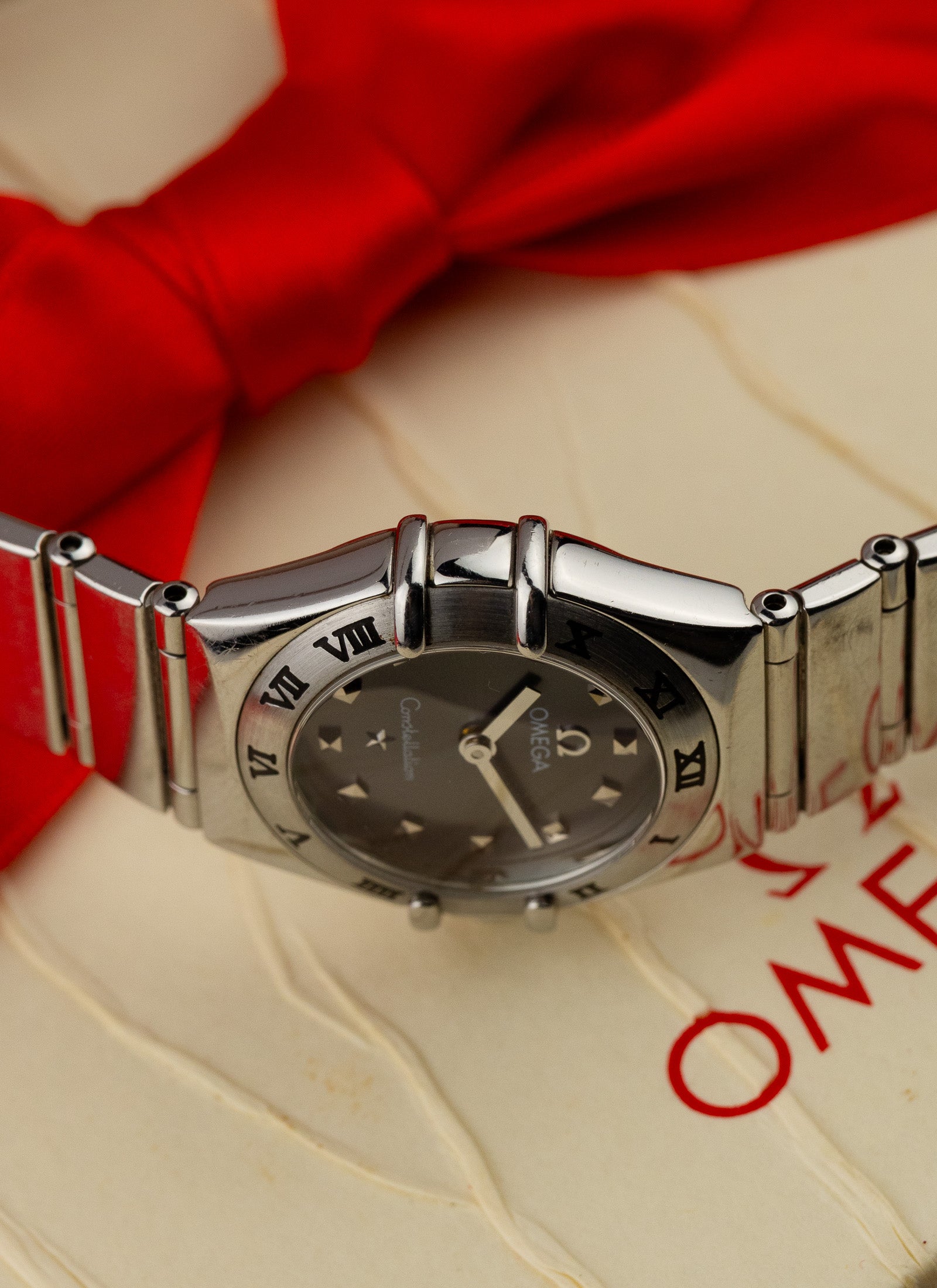 1998 Lady Omega Constellation My Choice Gray Dial 1561.51.00 cal. 1456 Full Set