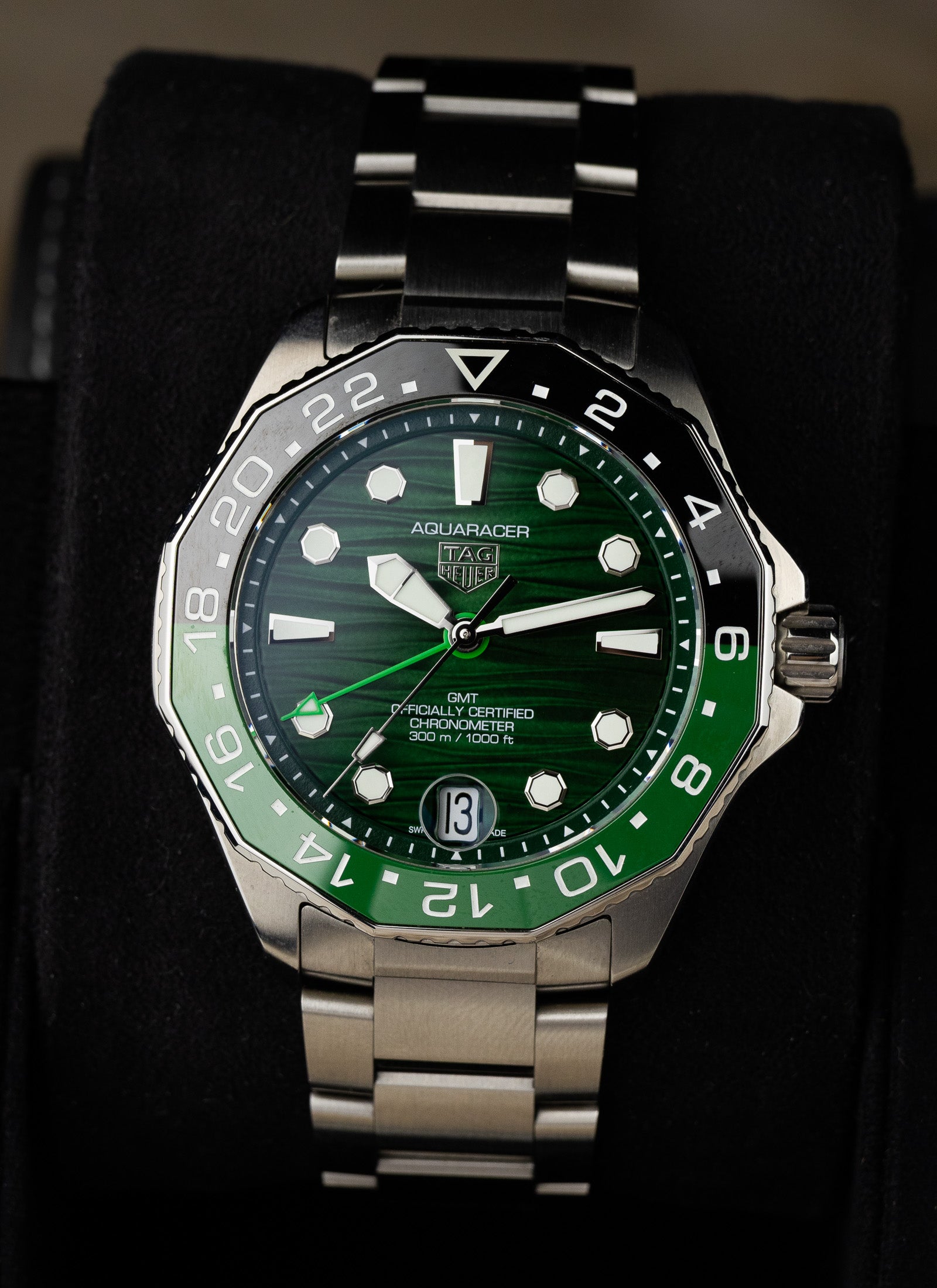 2026 TAG Heuer Aquaracer Professional 300 GMT WBP5115.BA0013 Full Set