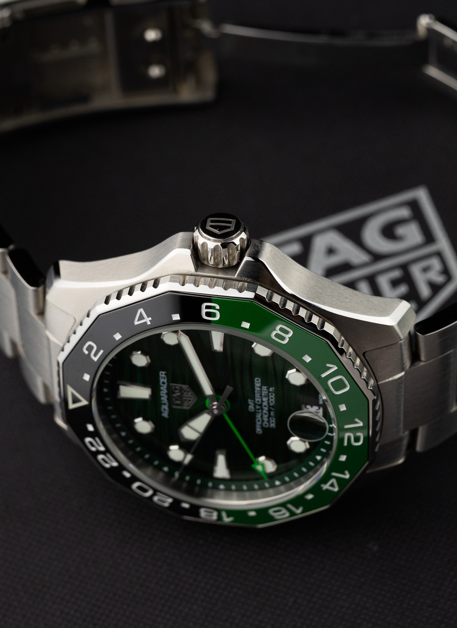 2026 TAG Heuer Aquaracer Professional 300 GMT WBP5115.BA0013 Full Set