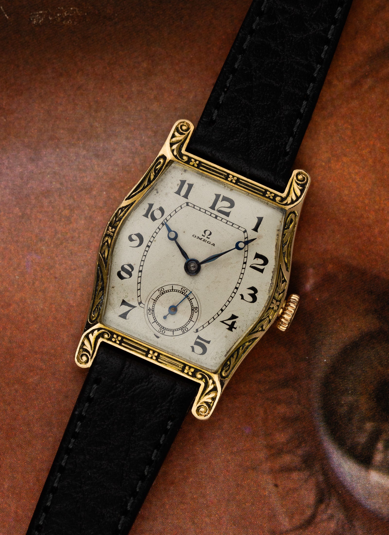 1923 14K Omega Art Deco cal. 23.7S T.1 Serviced