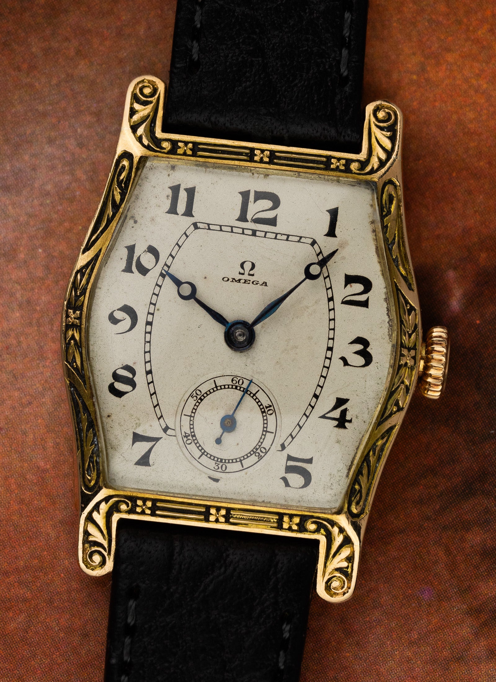 1923 14K Omega Art Deco cal. 23.7S T.1 Serviced