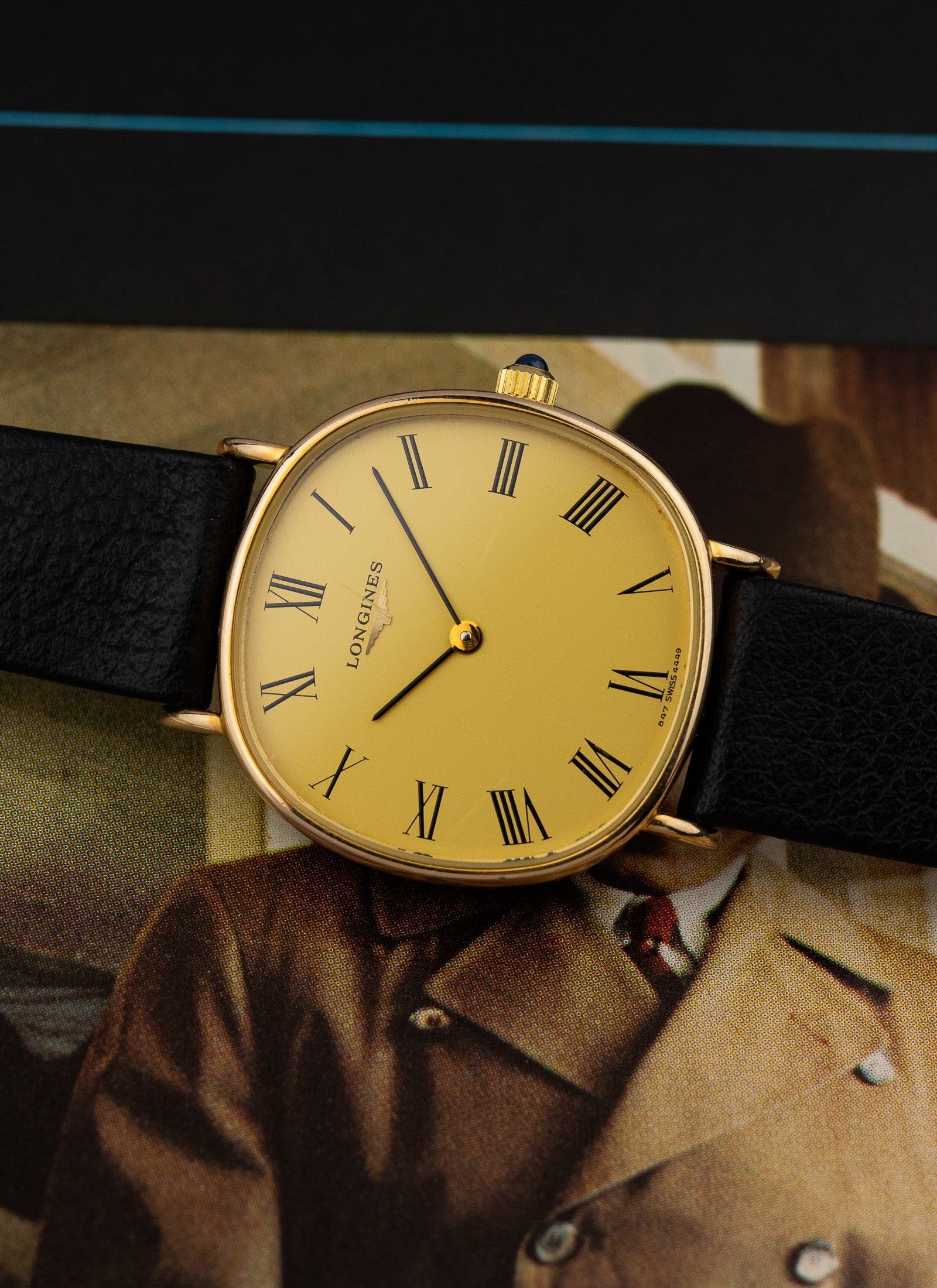 1970s Longines Roman Dial 4449 847 cal. L847.4 Serviced