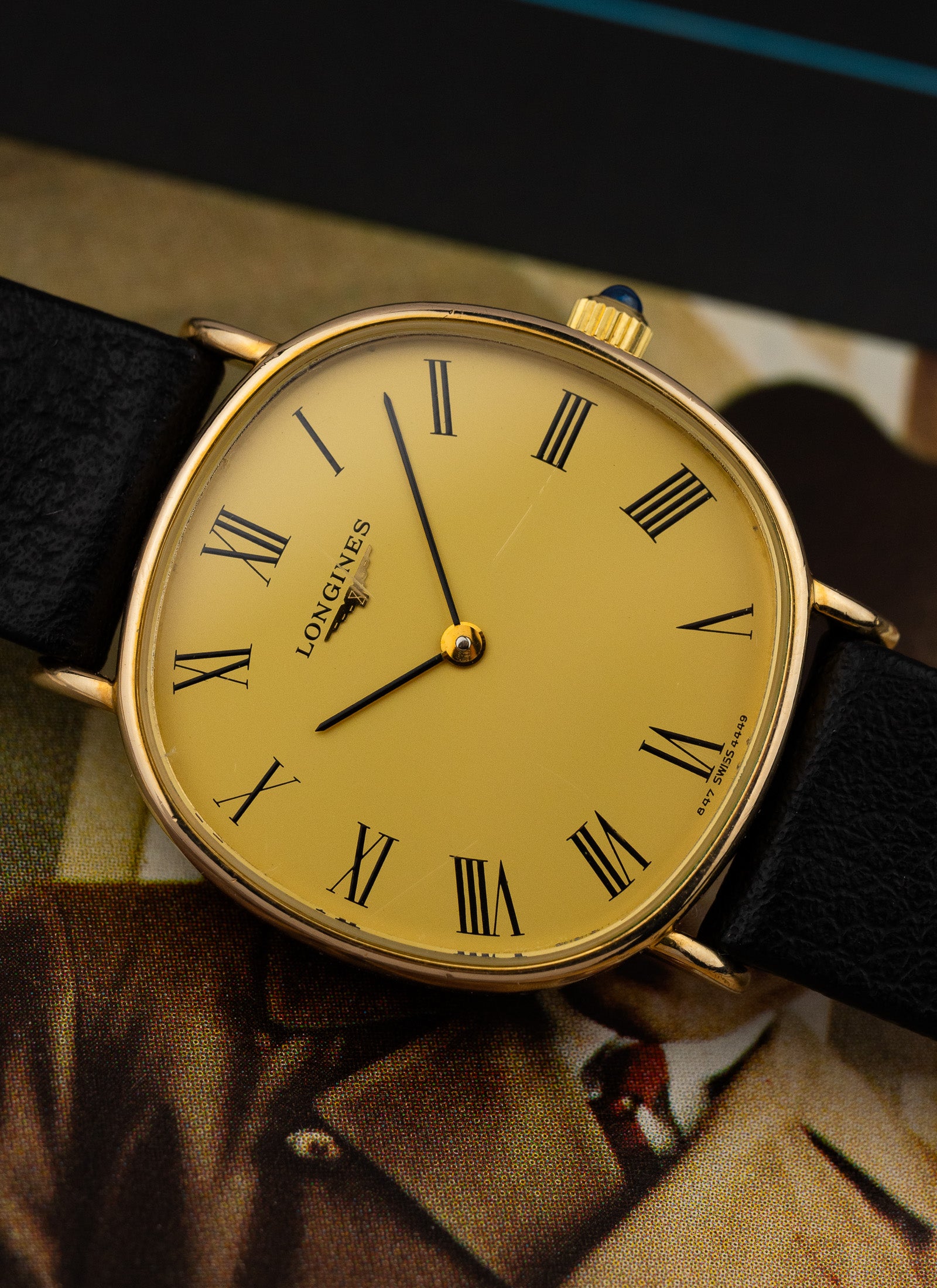 1970s Longines Roman Dial 4449 847 cal. L847.4 Serviced