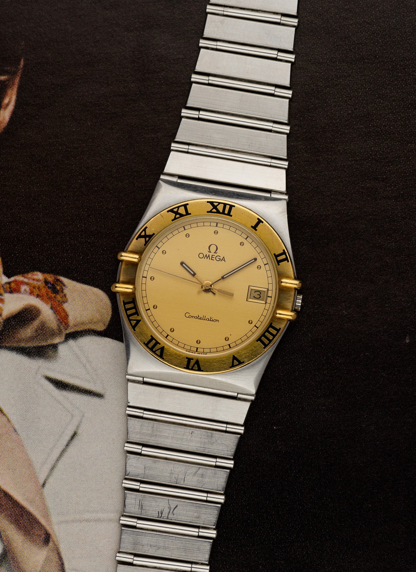 1991 Omega Constellation Manhattan Bicolor 396.1070