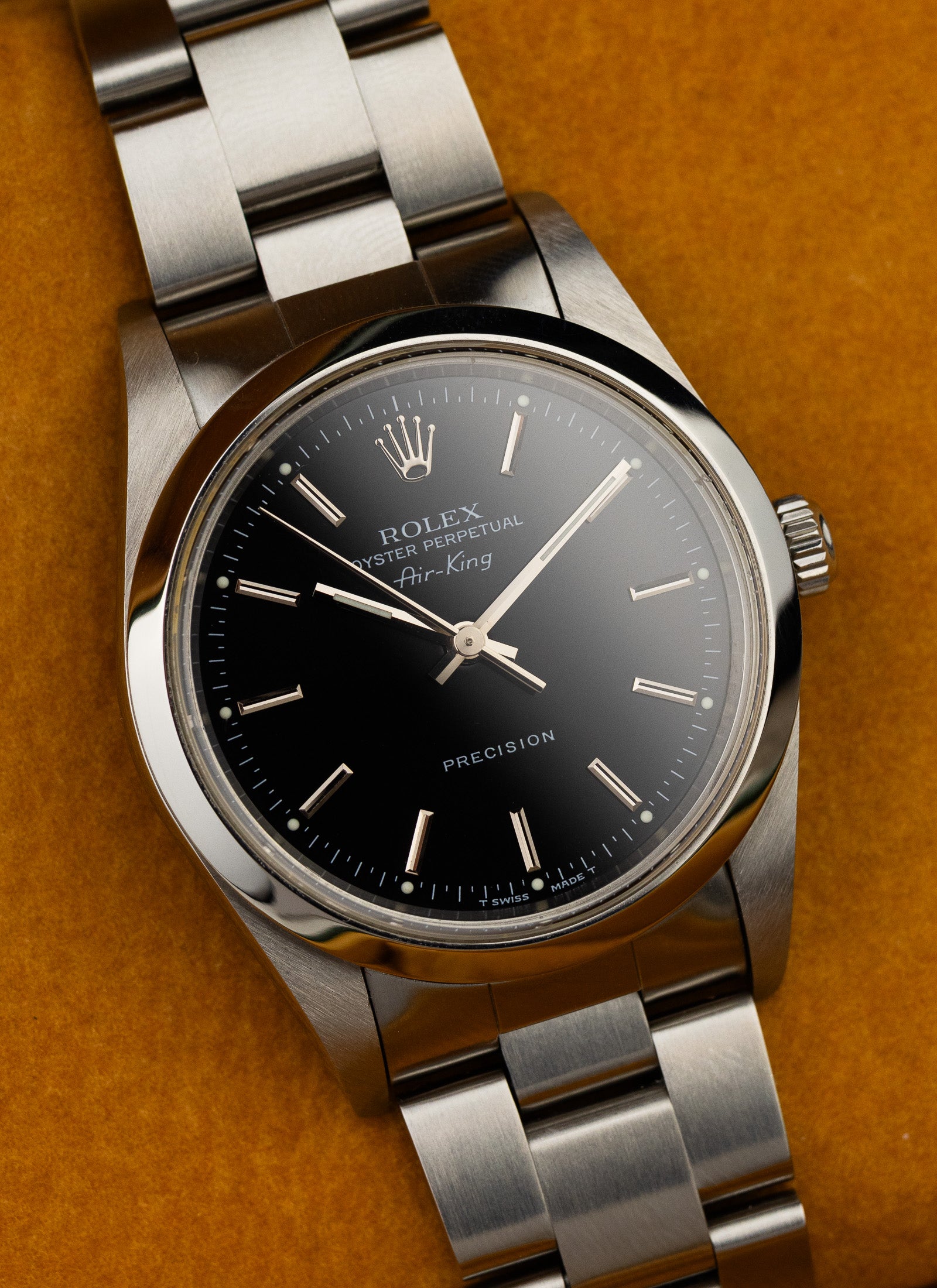 1999 Rolex Air-King Black Dial 14000 cal. 3000 Serviced Box