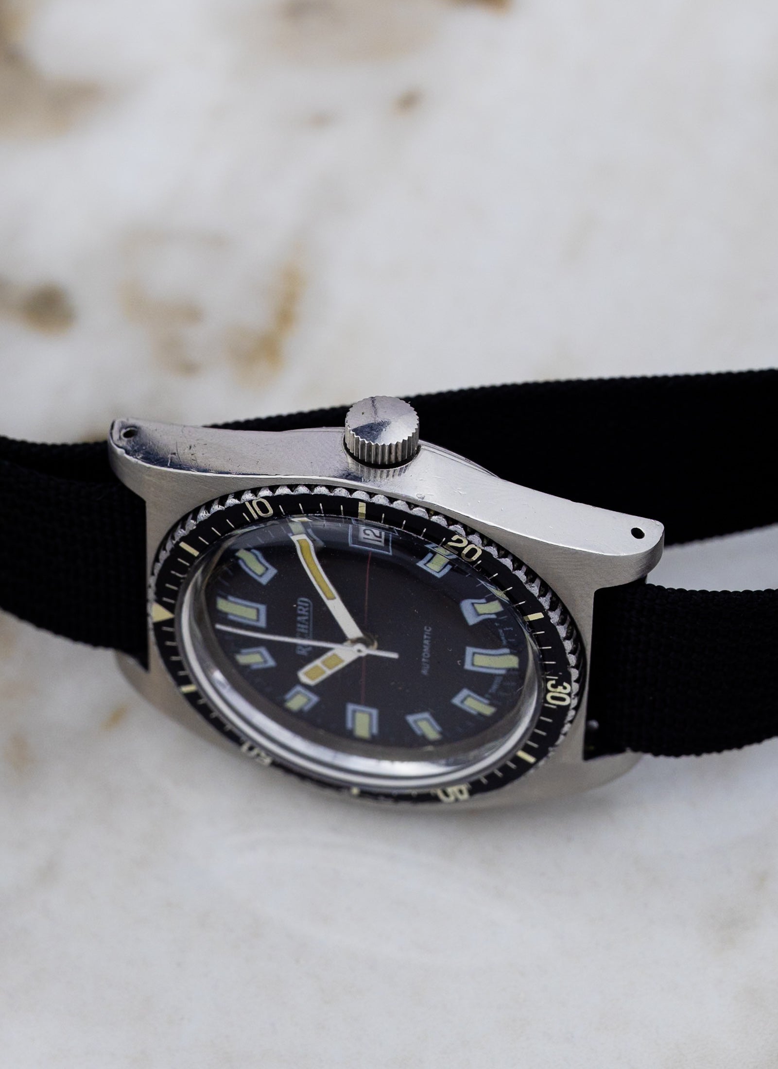 1970s Richard Vintage Diver Automatic Super Waterproof