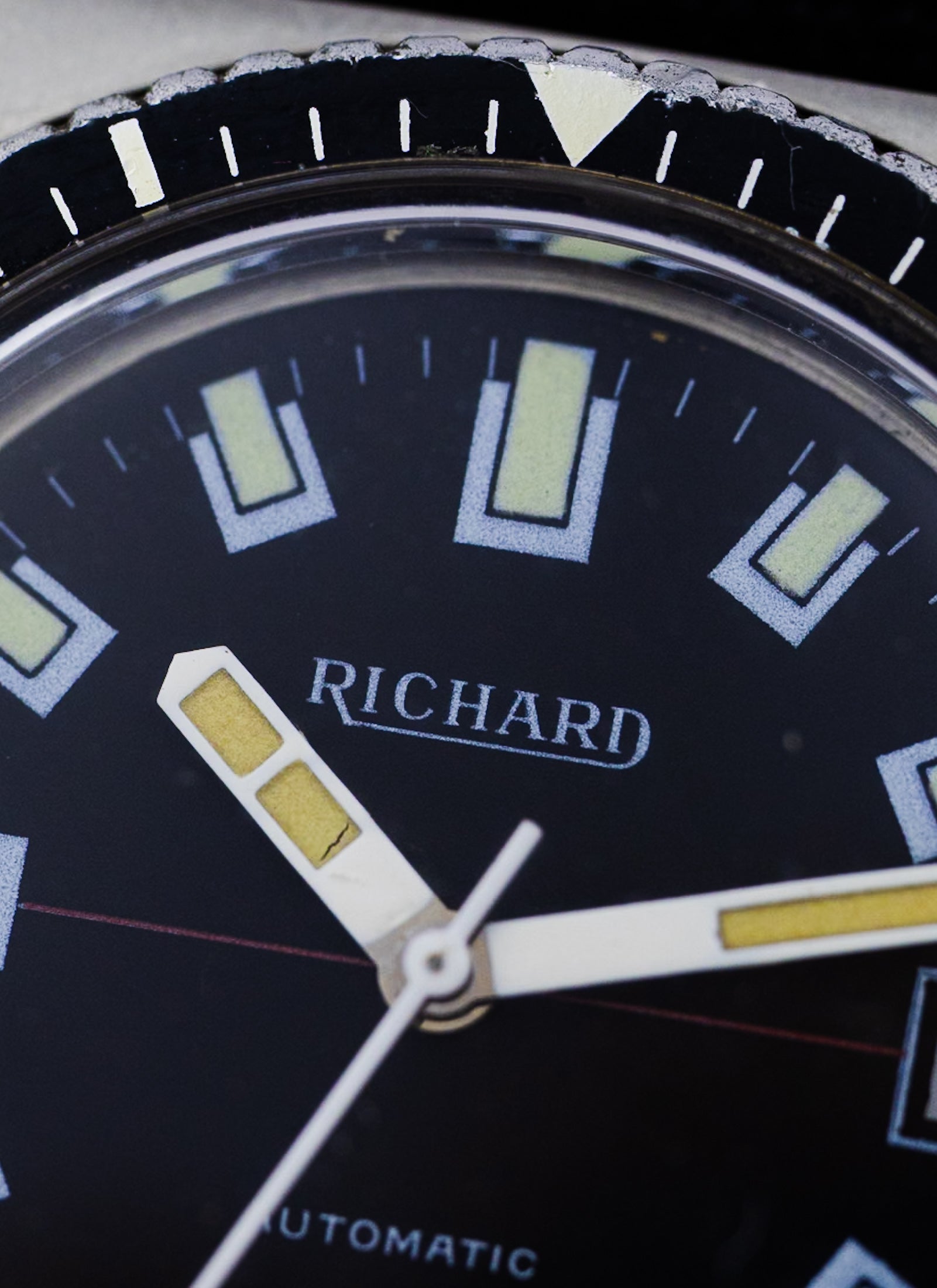 1970s Richard Vintage Diver Automatic Super Waterproof