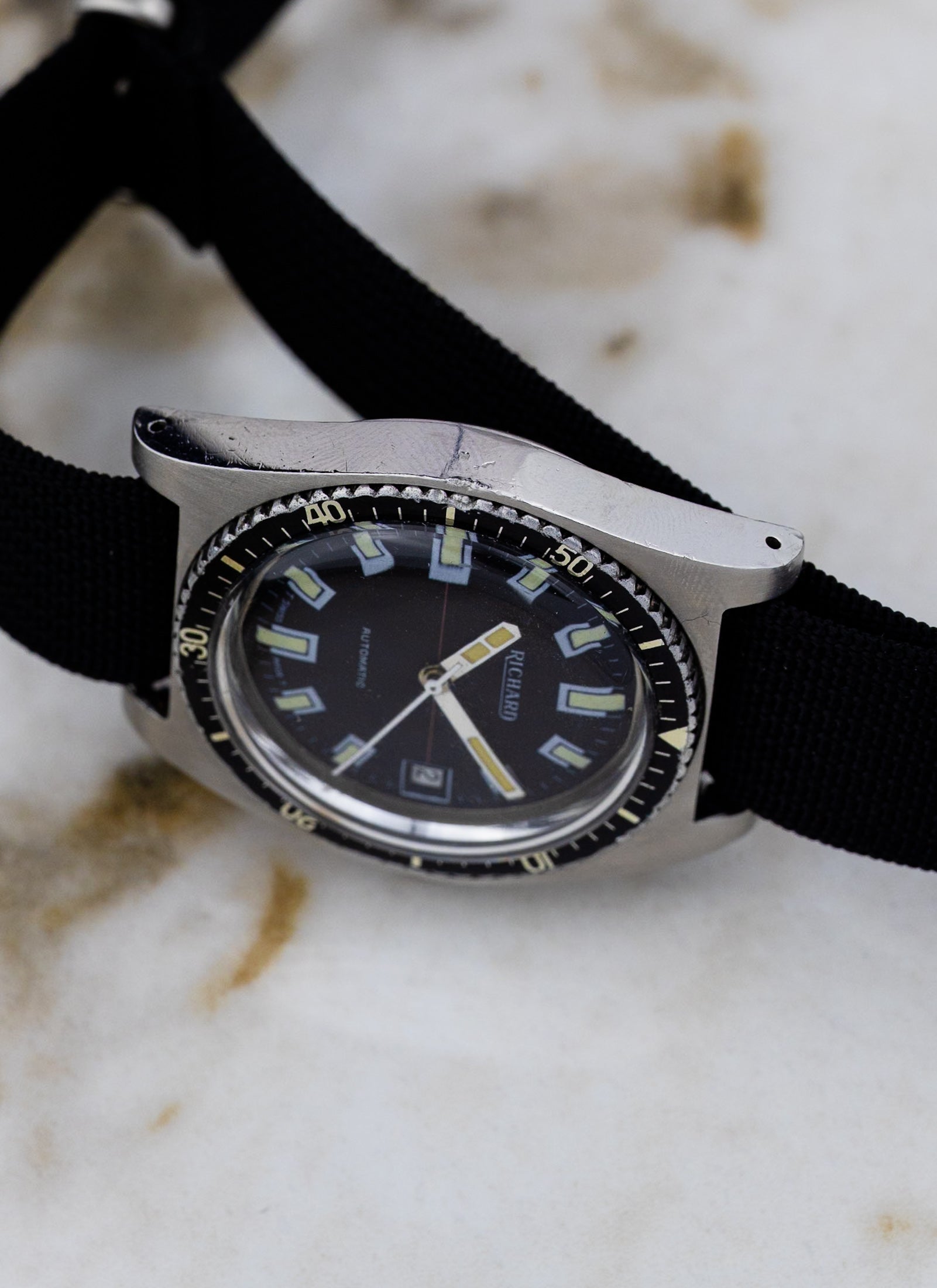 1970s Richard Vintage Diver Automatic Super Waterproof