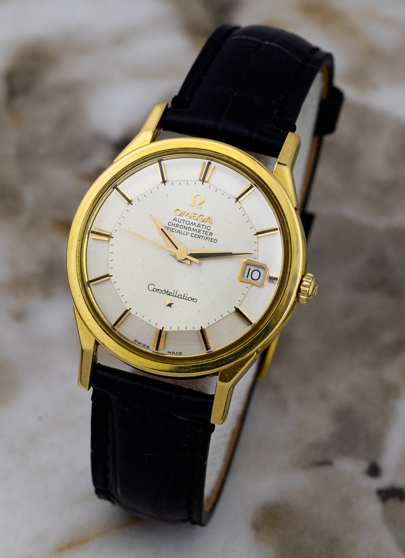 1963 18K Omega Constellation Pie Pan 168.005 cal. 561 Serviced