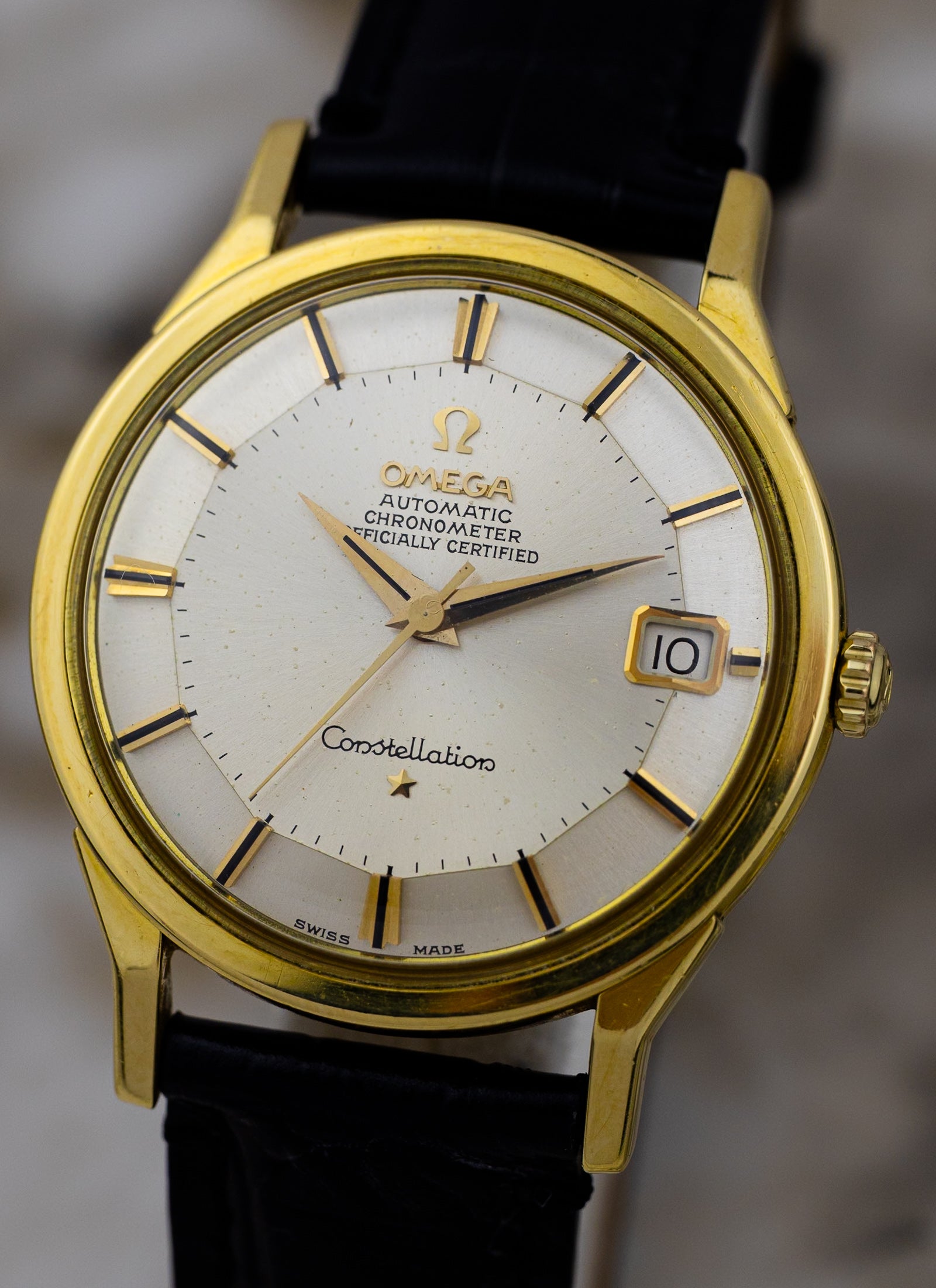 1963 18K Omega Constellation Pie Pan 168.005 cal. 561 Serviced