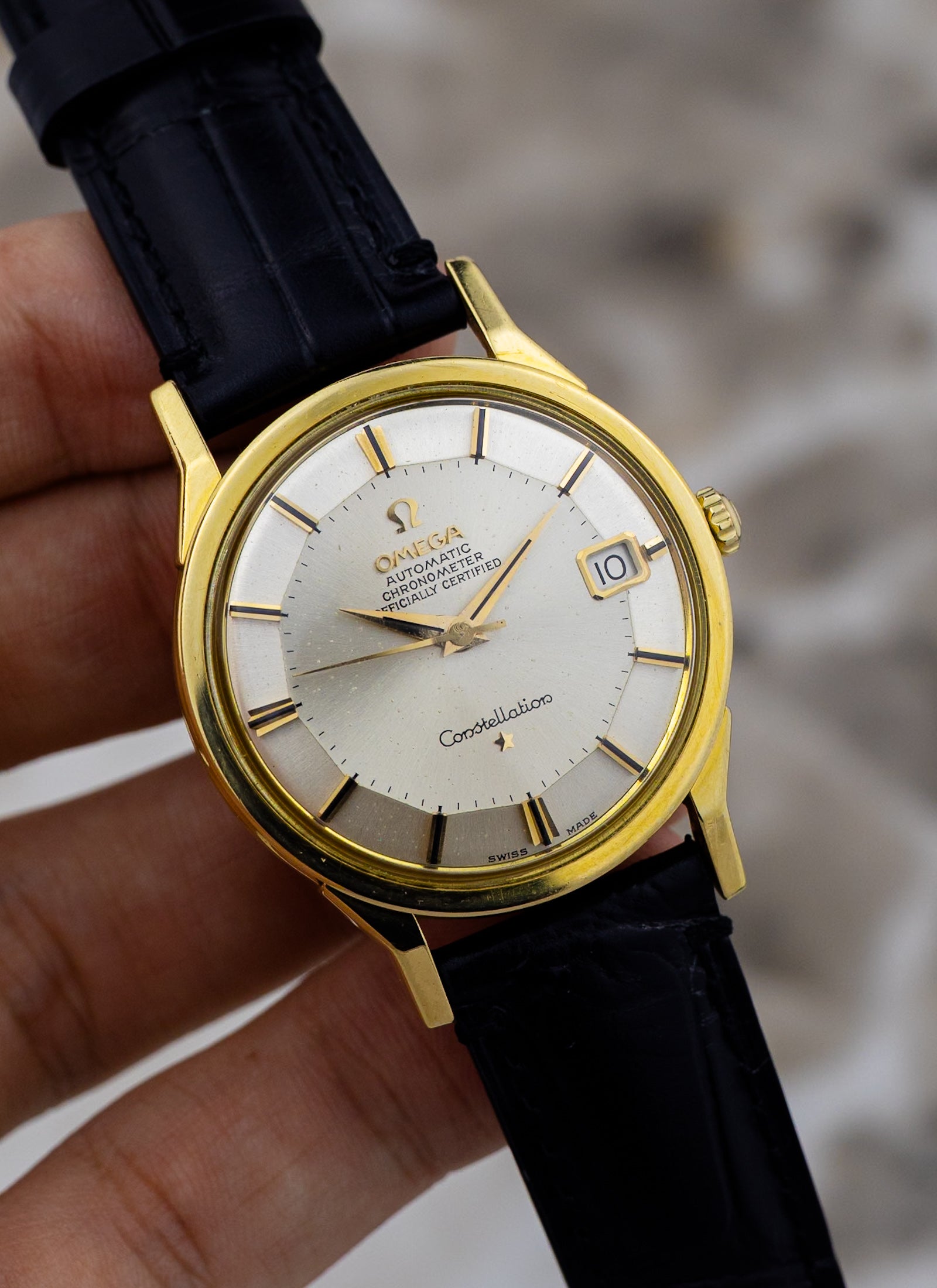 1963 18K Omega Constellation Pie Pan 168.005 cal. 561 Serviced