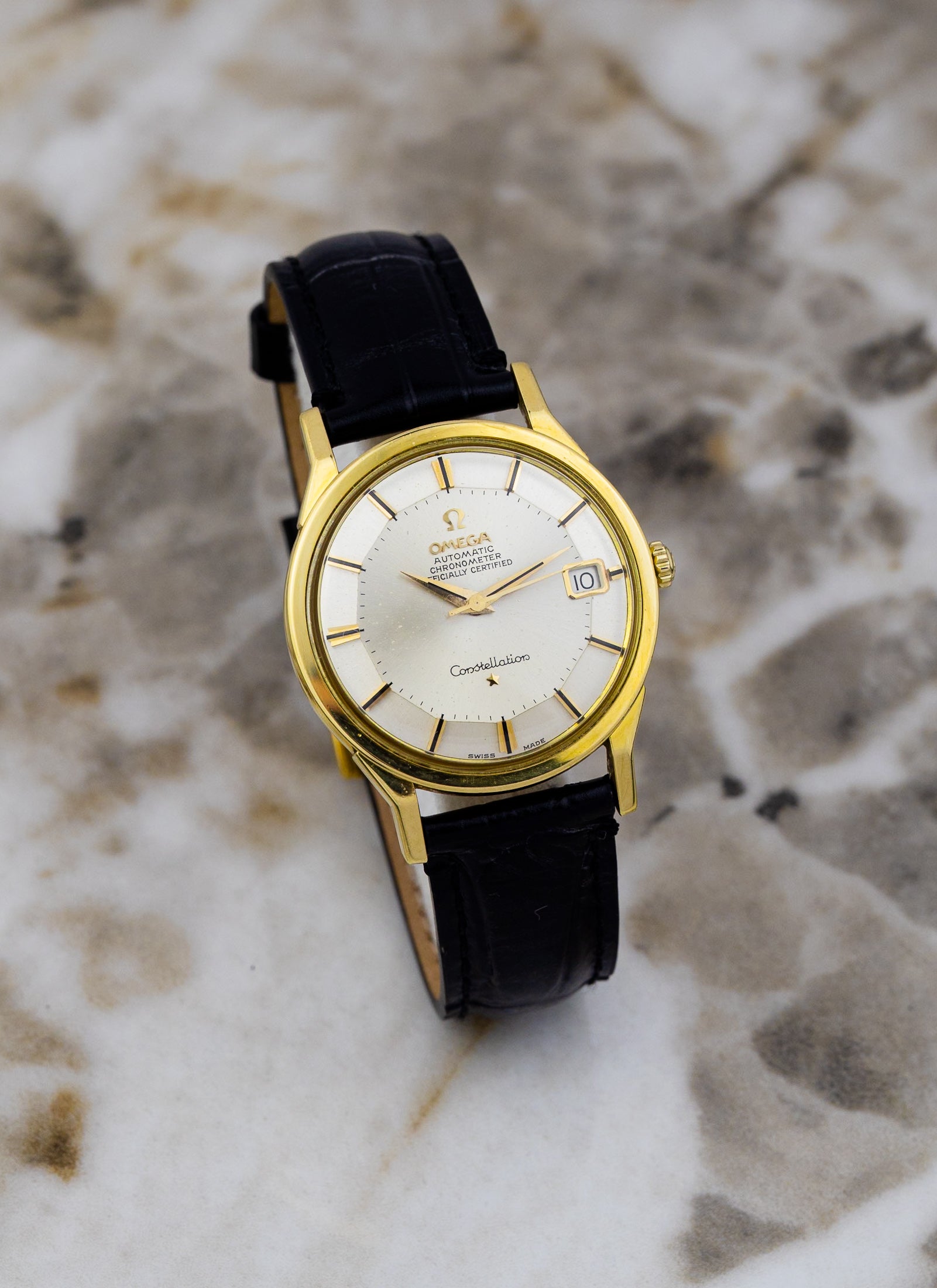 1963 18K Omega Constellation Pie Pan 168.005 cal. 561 Serviced