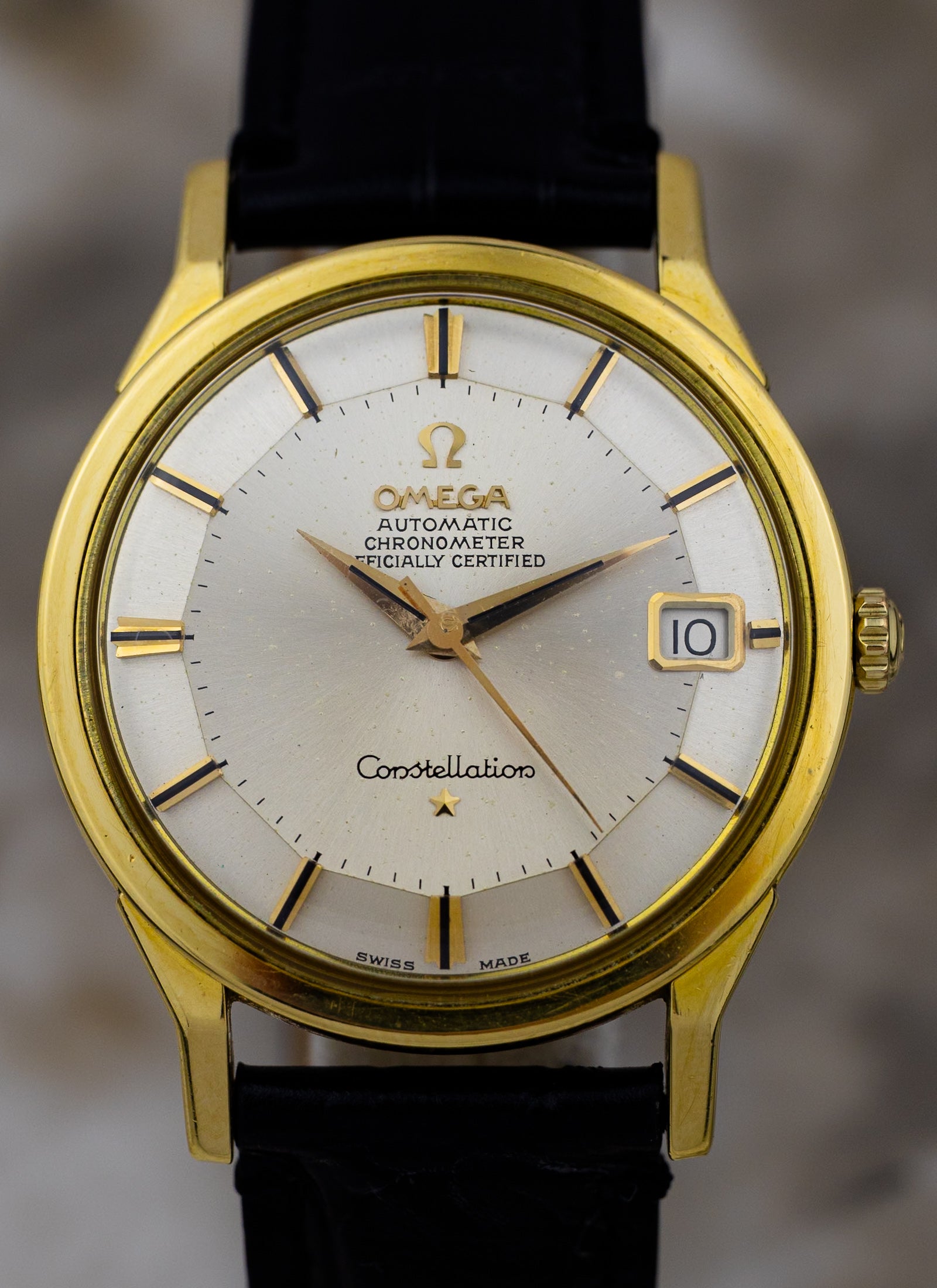 1963 18K Omega Constellation Pie Pan 168.005 cal. 561 Serviced