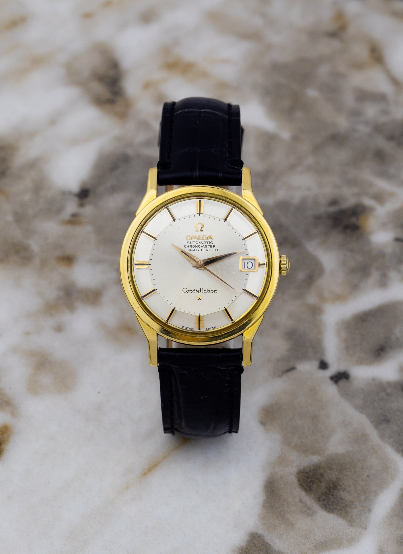 1963 18K Omega Constellation Pie Pan 168.005 cal. 561 Serviced