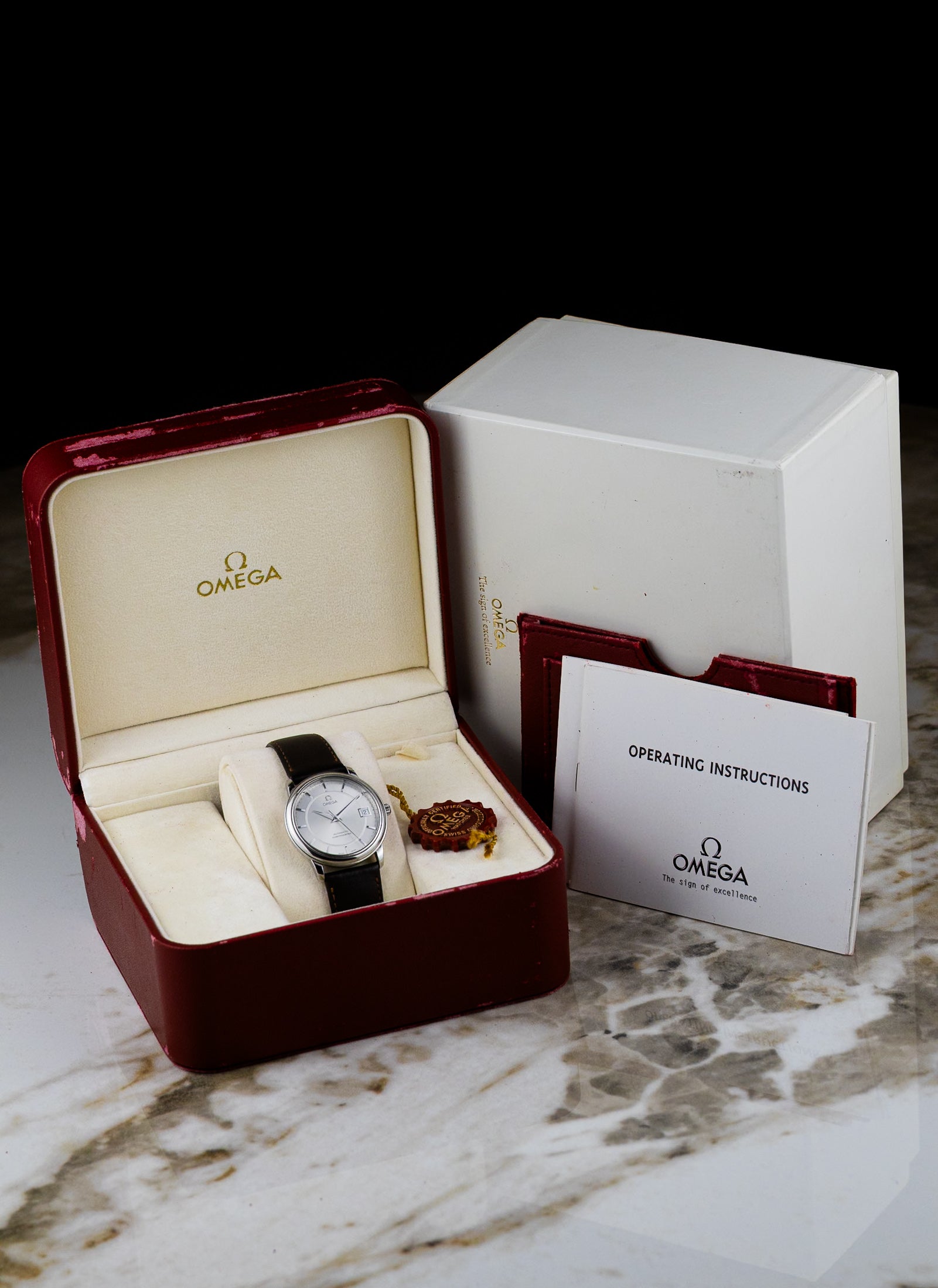 1999 Omega De Ville Prestige 168.1050 cal. 1120 Box + Serviced