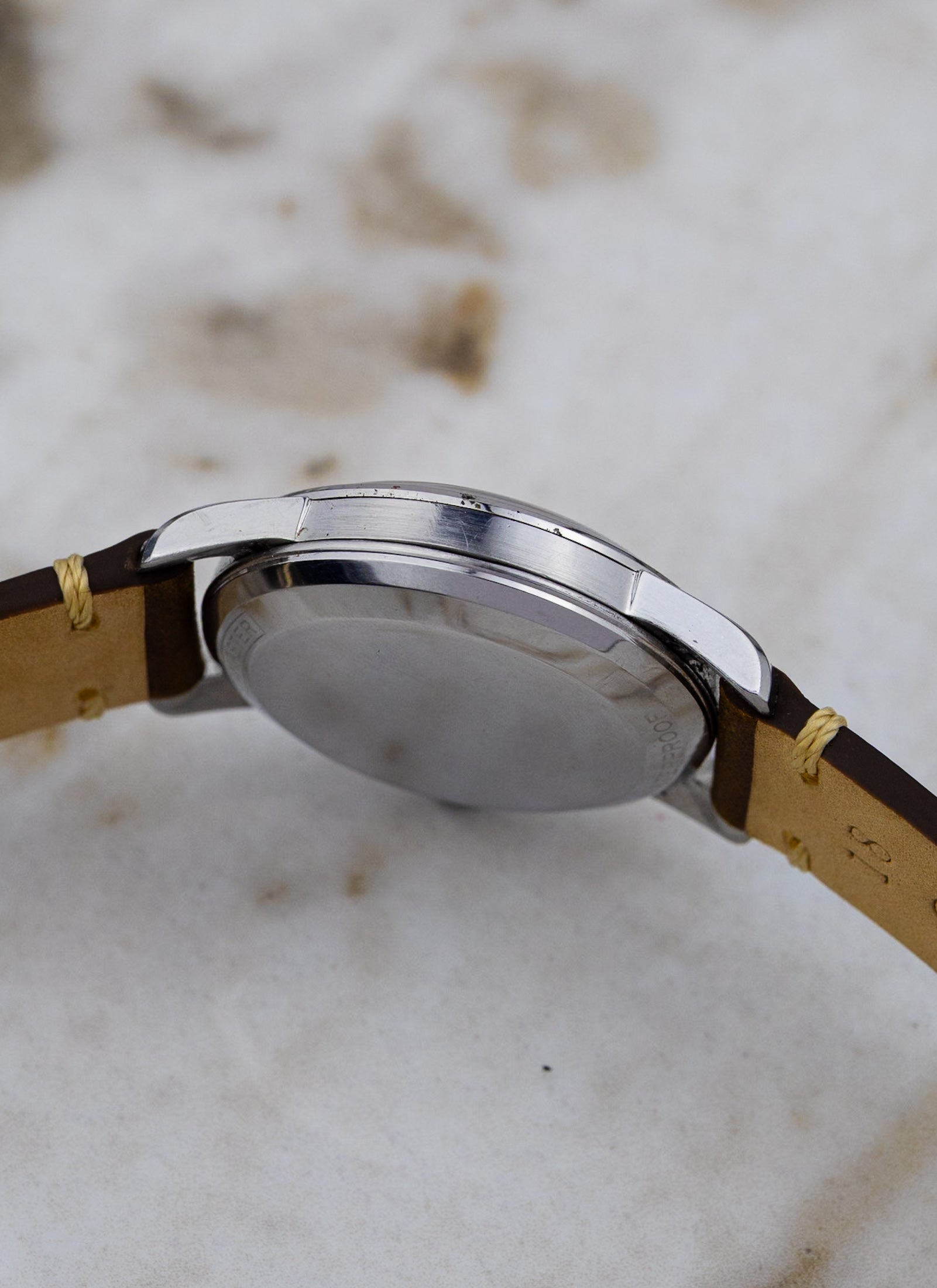 1954 Omega Seamaster Calendar Fat Lugs Leopard Patina 2757 Serviced
