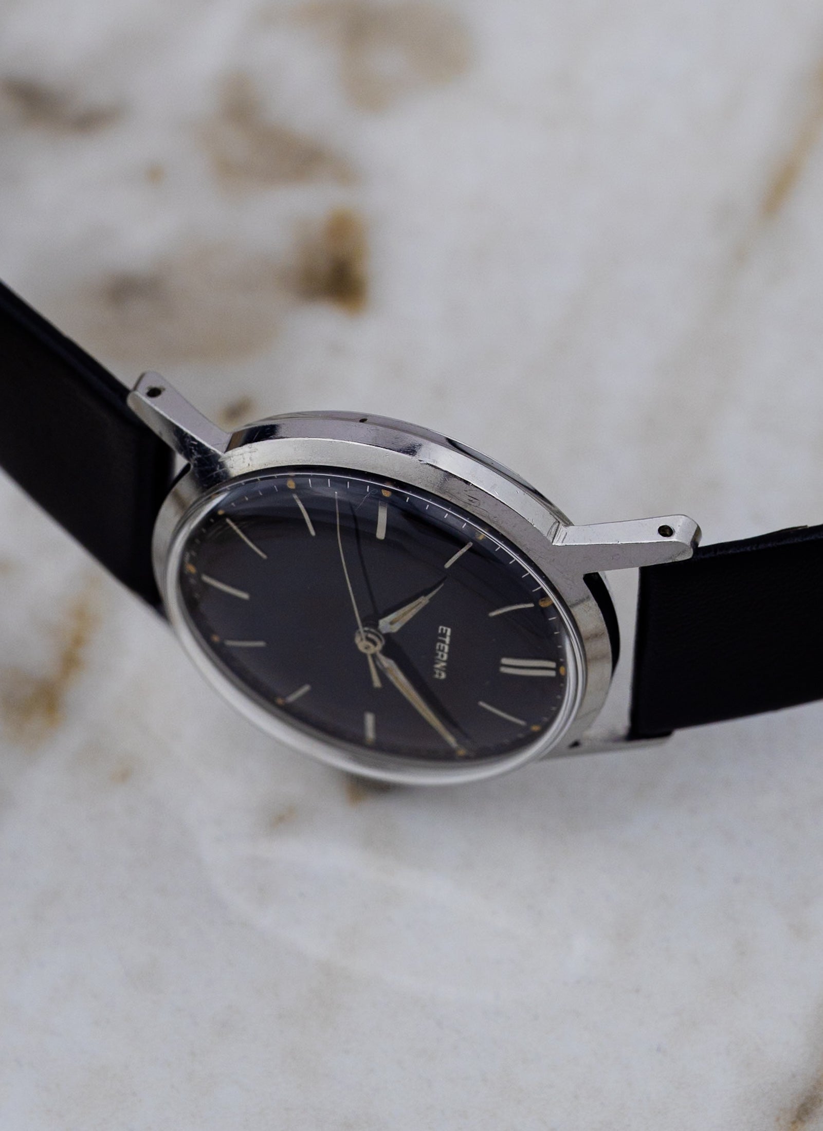 1956 Eterna Black Gilt cal. 1406U