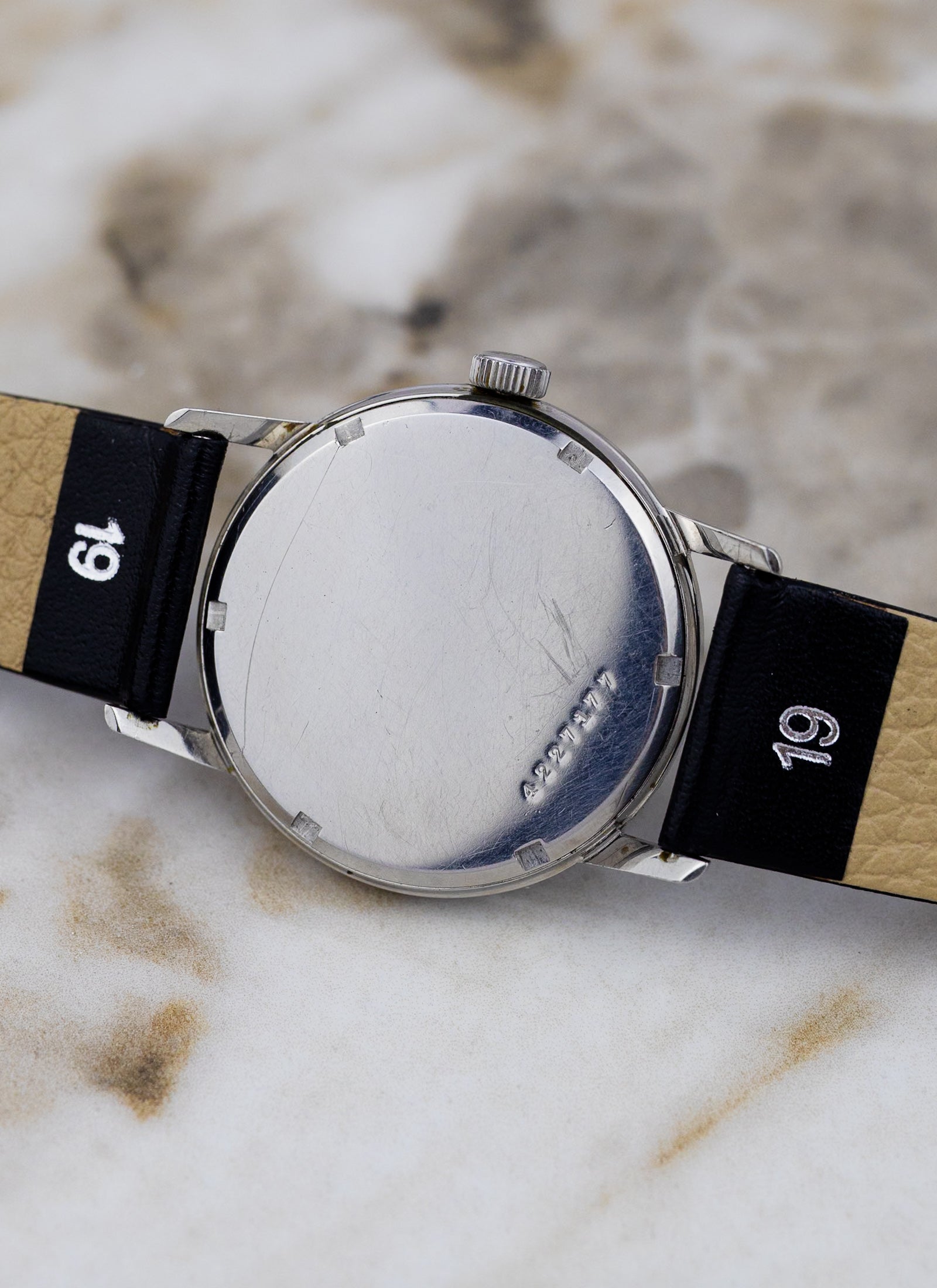 1956 Eterna Black Gilt cal. 1406U