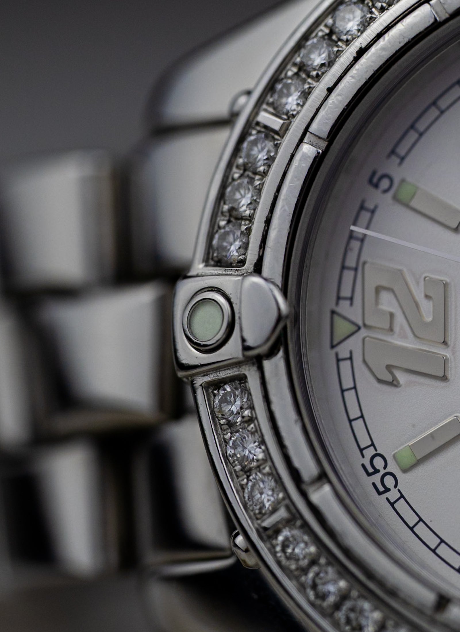 2000s Ladies Breitling Colt Oceane Diamond Bezel A57350