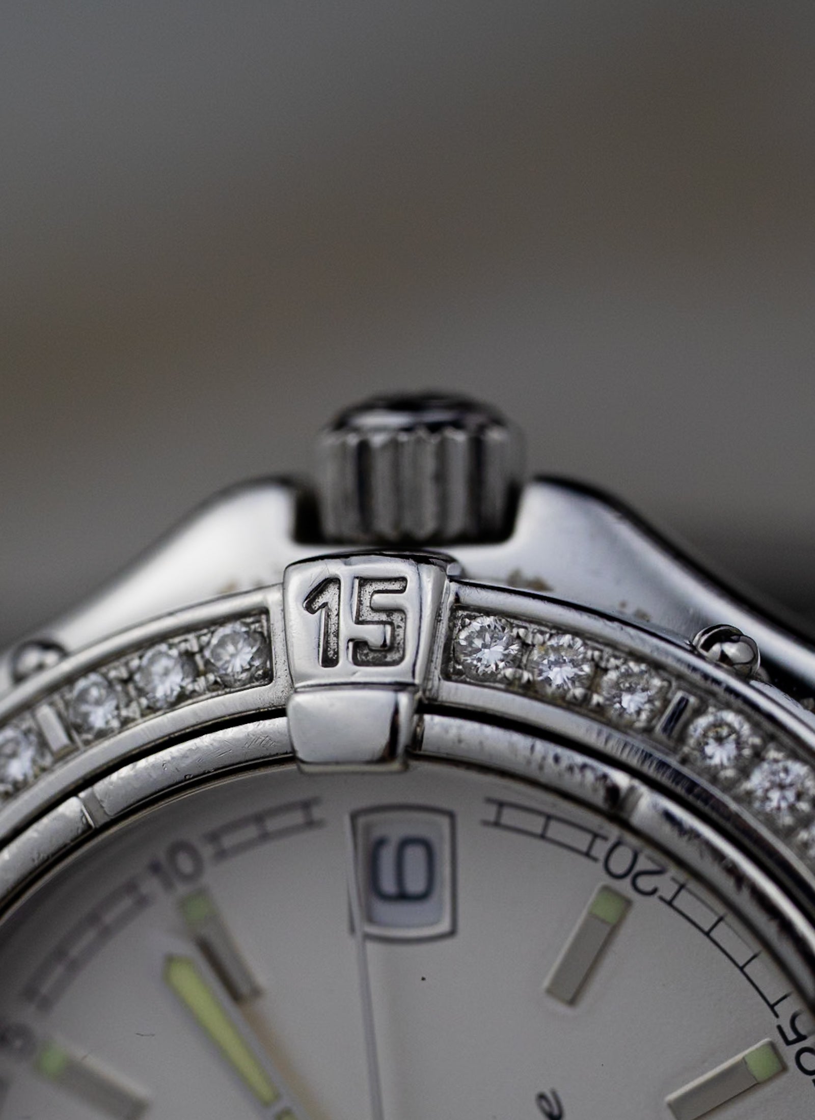 2000s Ladies Breitling Colt Oceane Diamond Bezel A57350