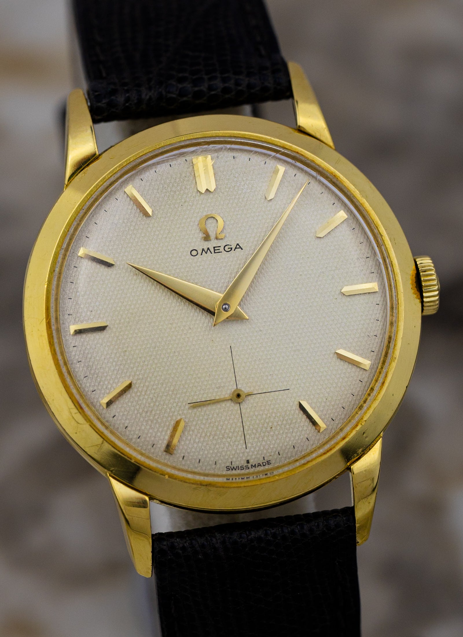 1954 18K Omega Tresor Honeycomb 2684 cal. 266 Serviced