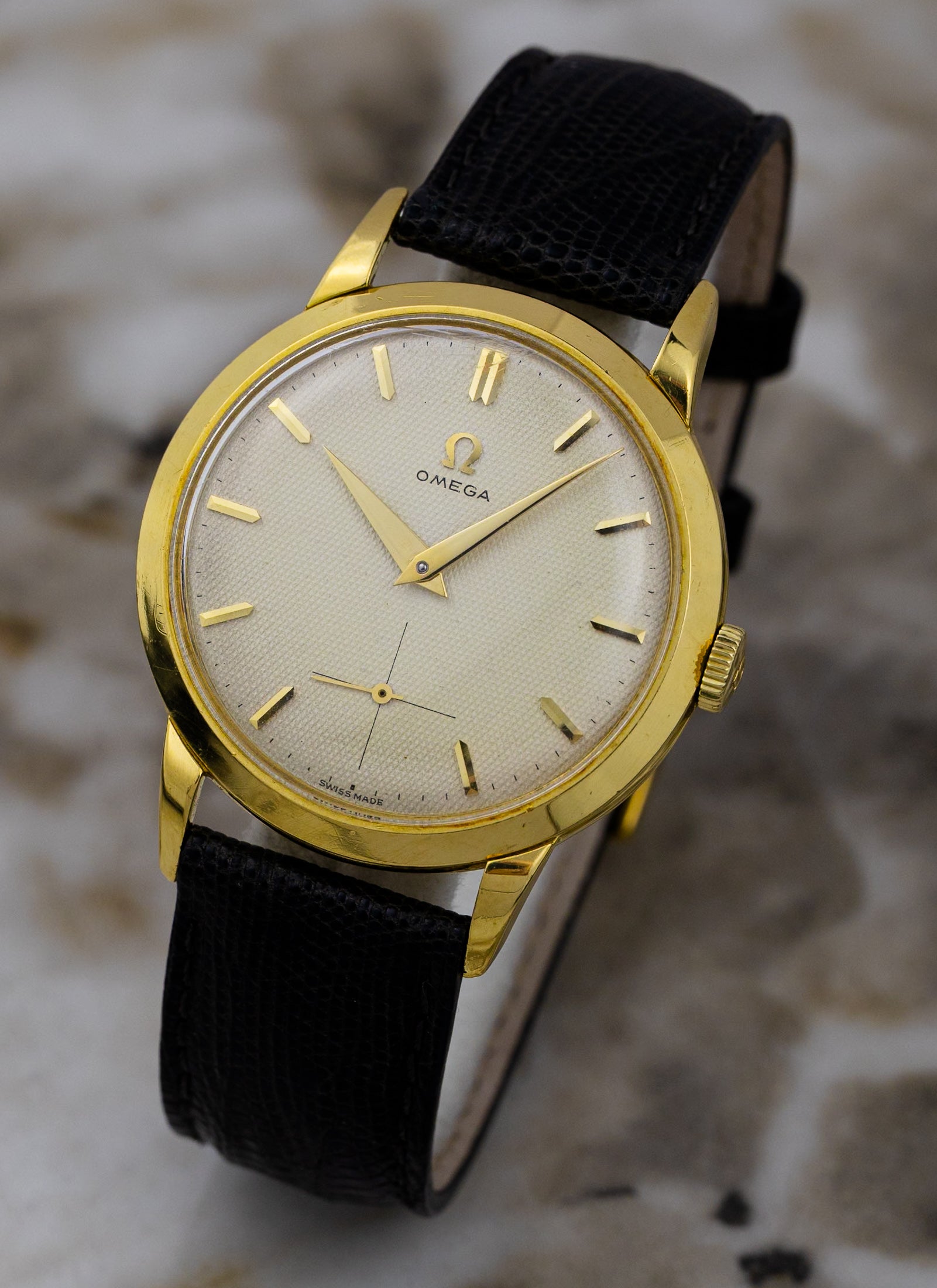 1954 18K Omega Tresor Honeycomb 2684 cal. 266 Serviced