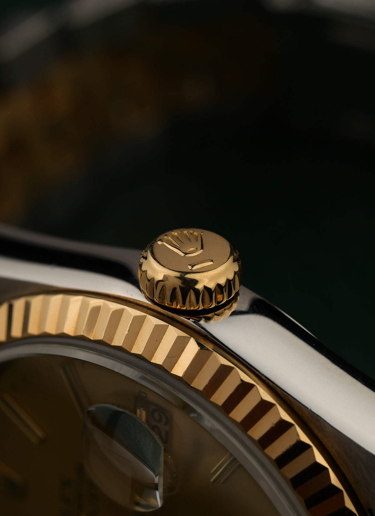 1988 Rolex Datejust Champagne Dial Bicolor 16233 Box