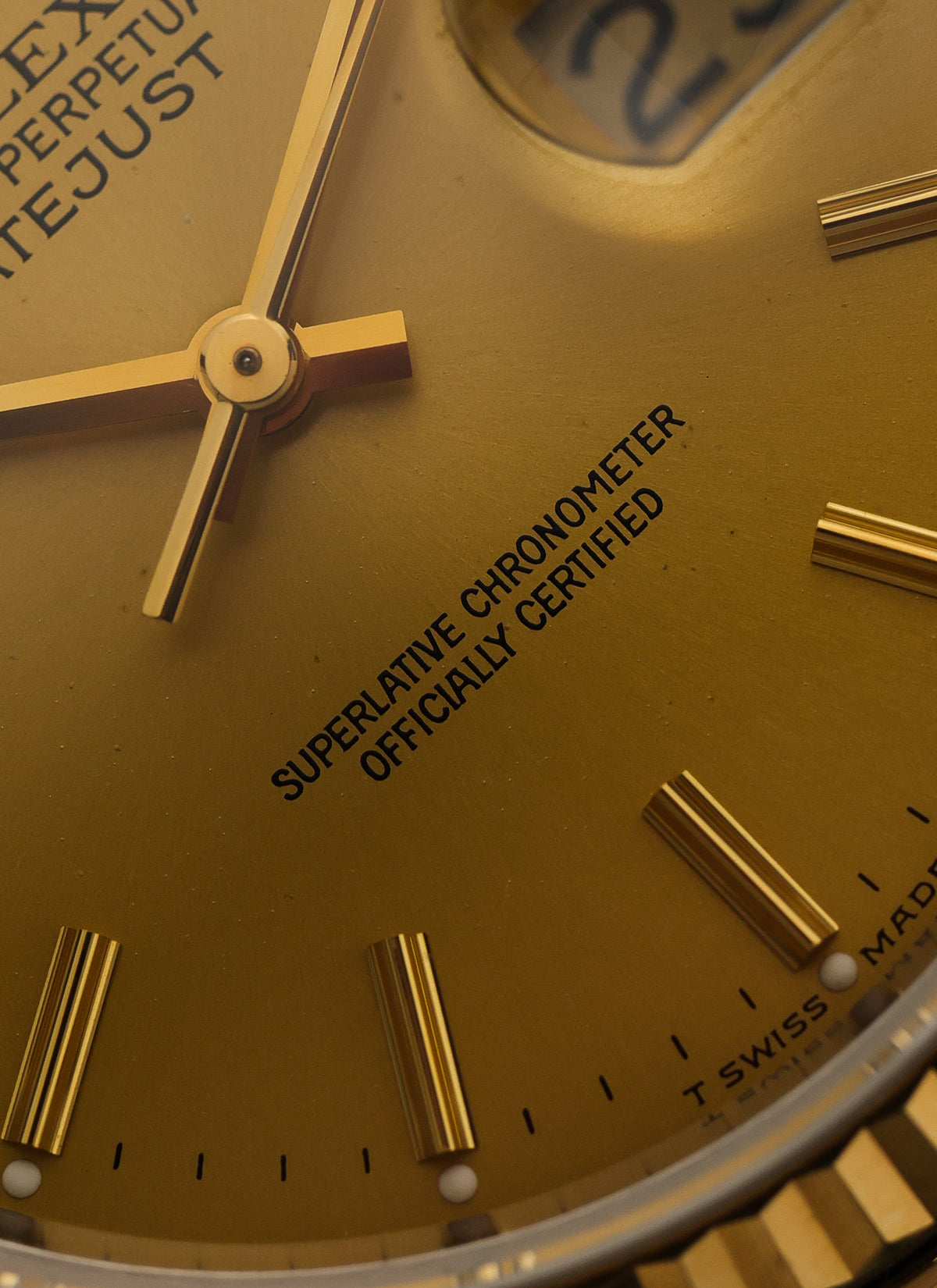 1988 Rolex Datejust Champagne Dial Bicolor 16233 Box