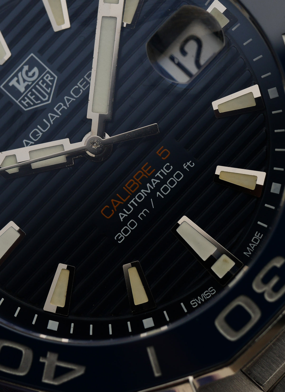 2010s TAG Heuer Aquaracer WAY211C Calibre 5 Serviced