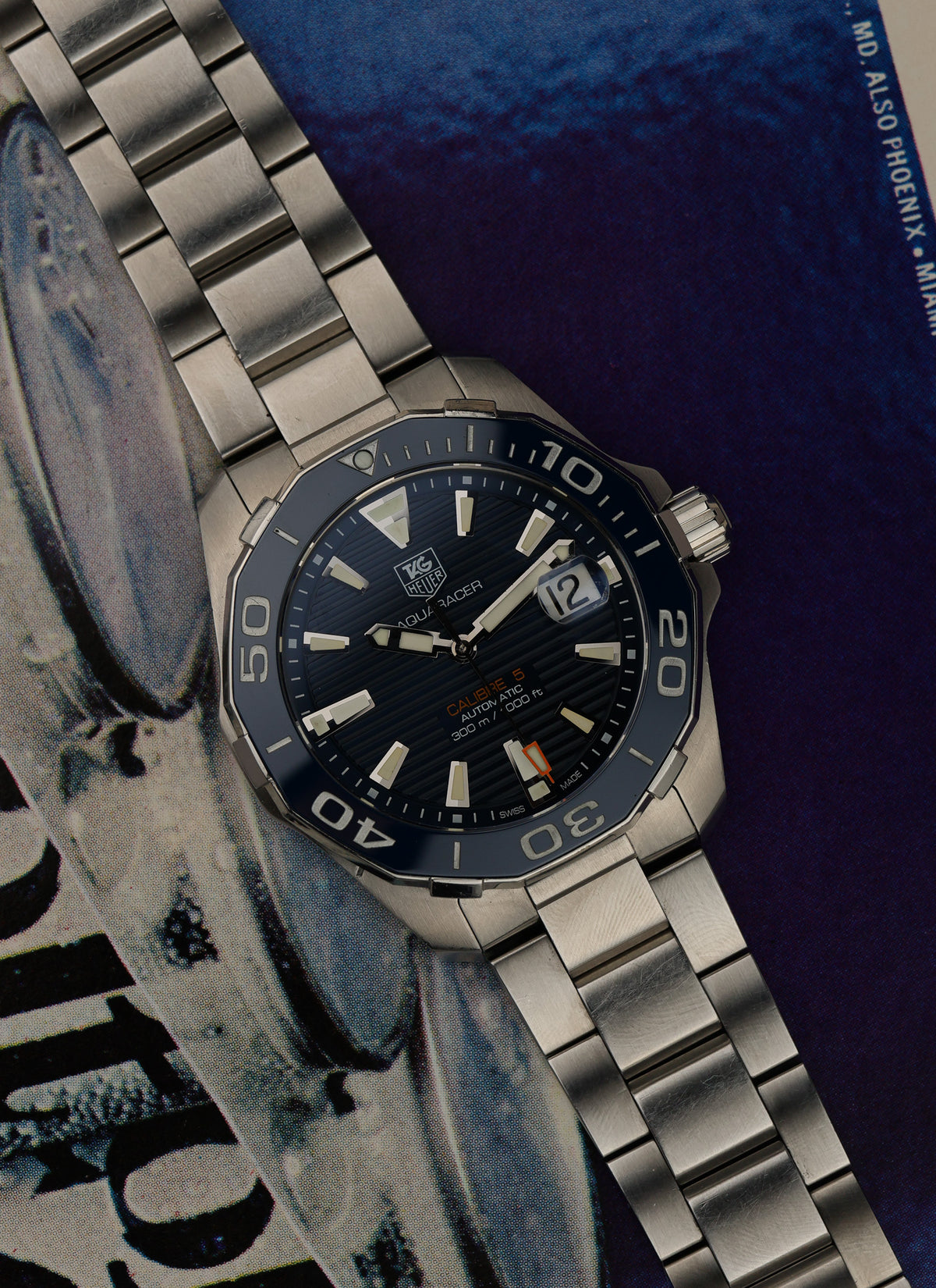 2010s TAG Heuer Aquaracer WAY211C Calibre 5 Serviced