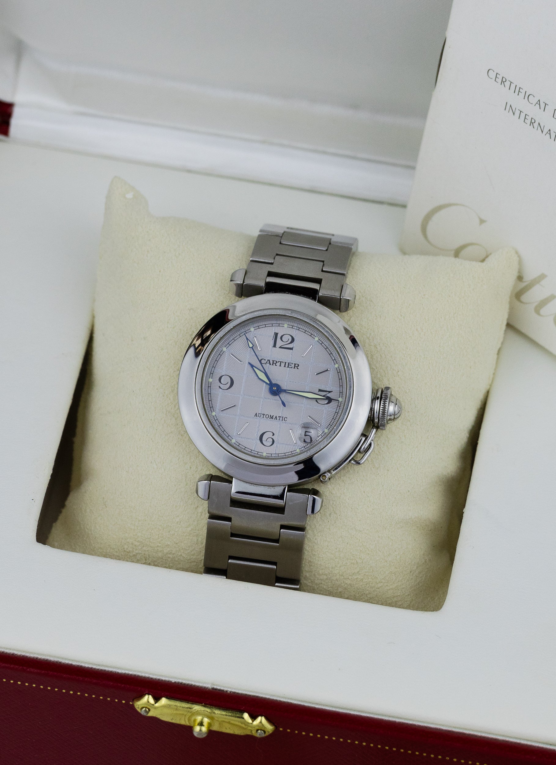 2000s Cartier Pasha White Dial 2324