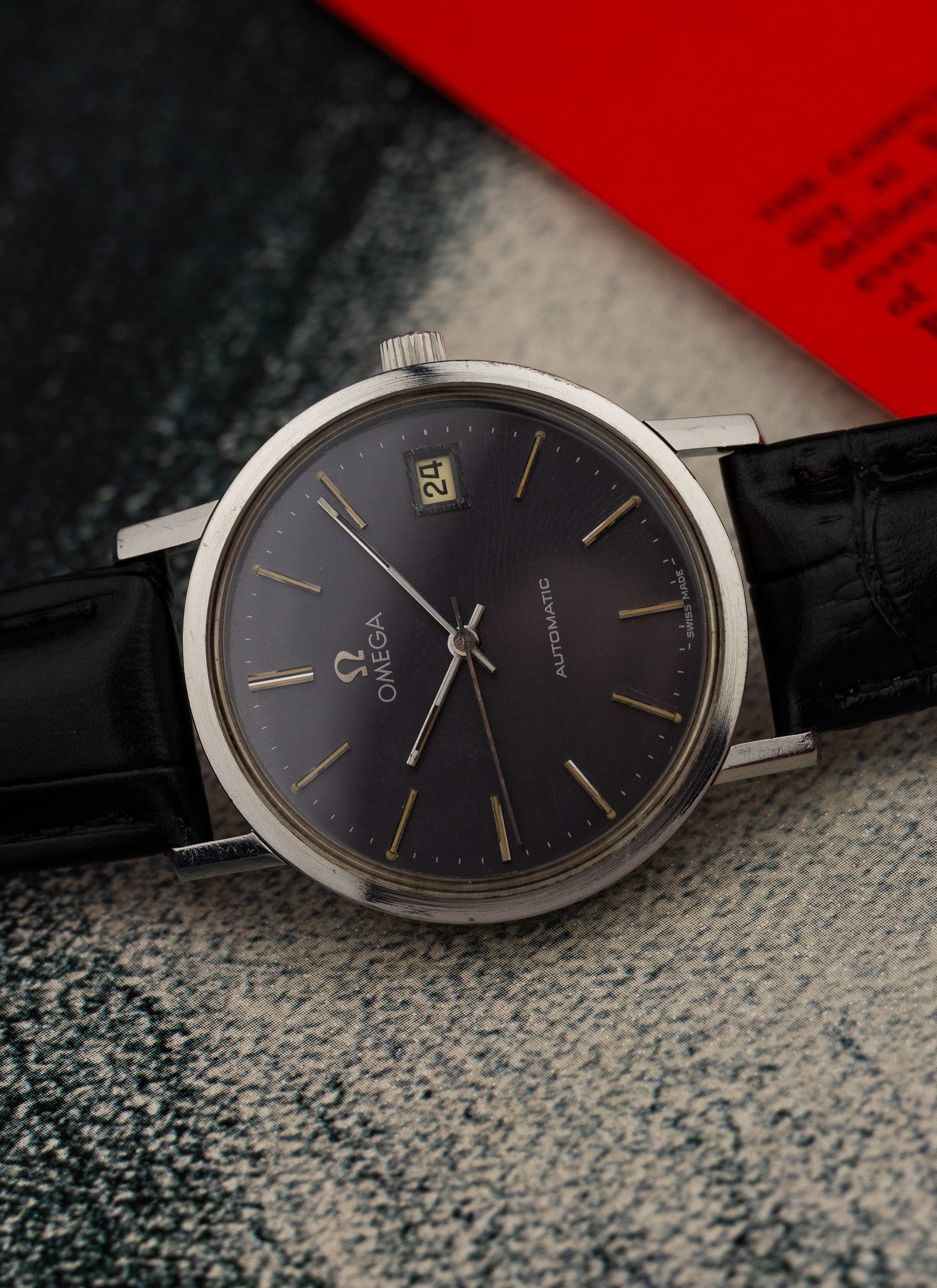 1979 Omega Automatic Grey Dial 166.0202 cal. 1010 Serviced