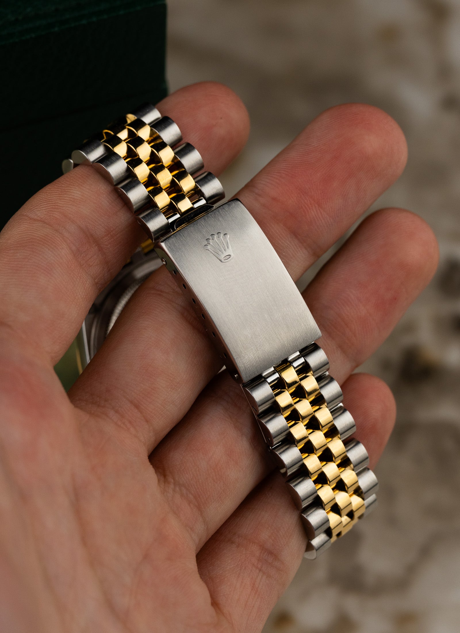 1991 Rolex Datejust Bicolor Champagne Dial 16233 Full Set