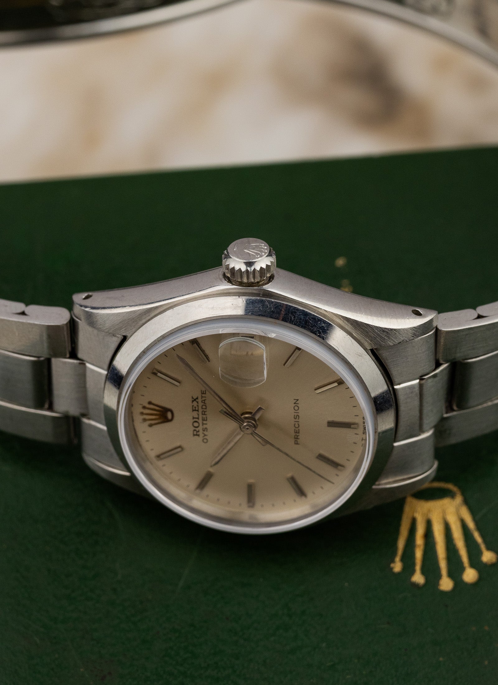 1969 Rolex Oysterdate Precision 6466 cal. 1225 Serviced Full Set