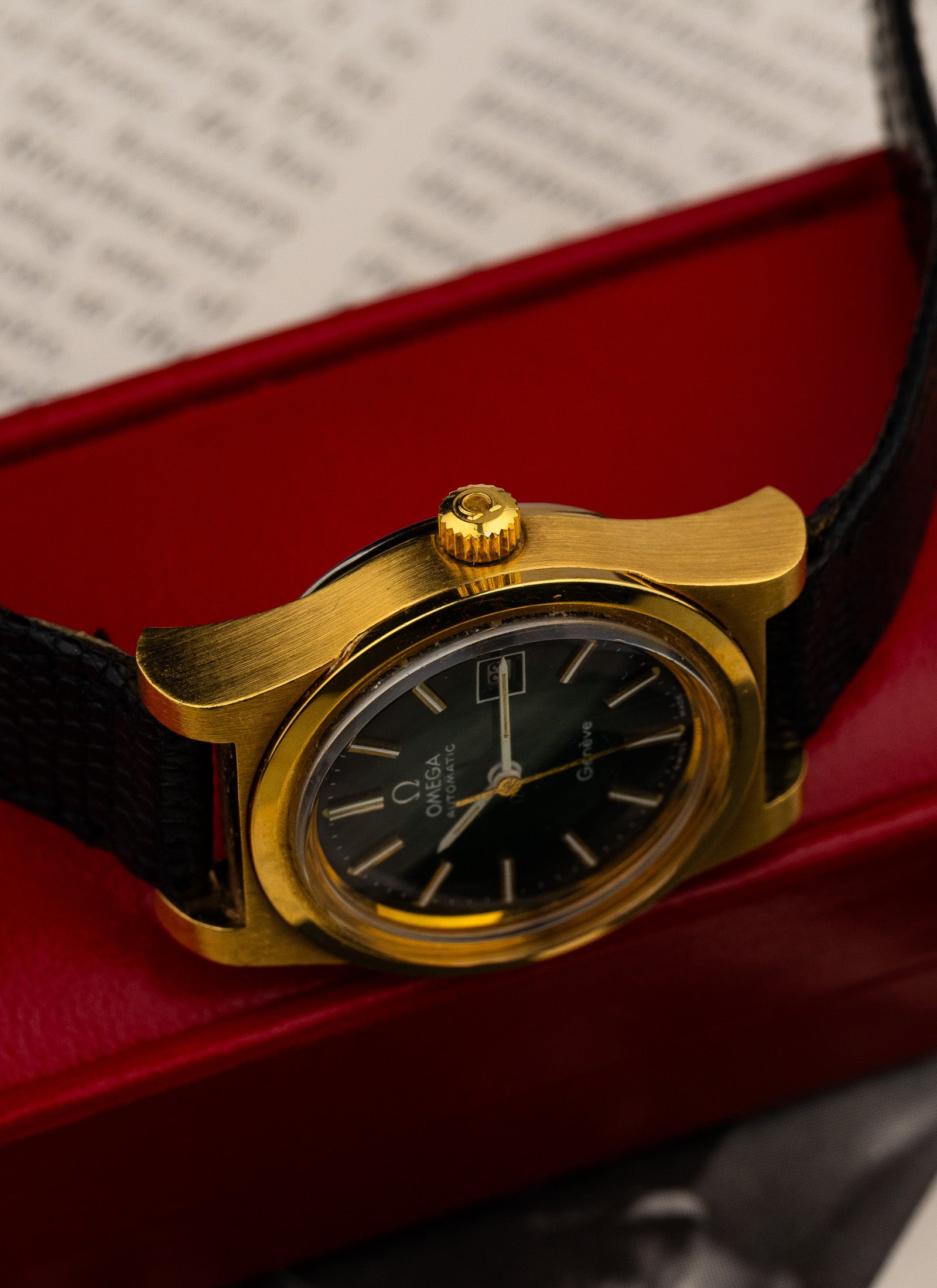 1973 Lady Omega Geneve Green Vignette LNOS 566.0065 cal. 684 Box