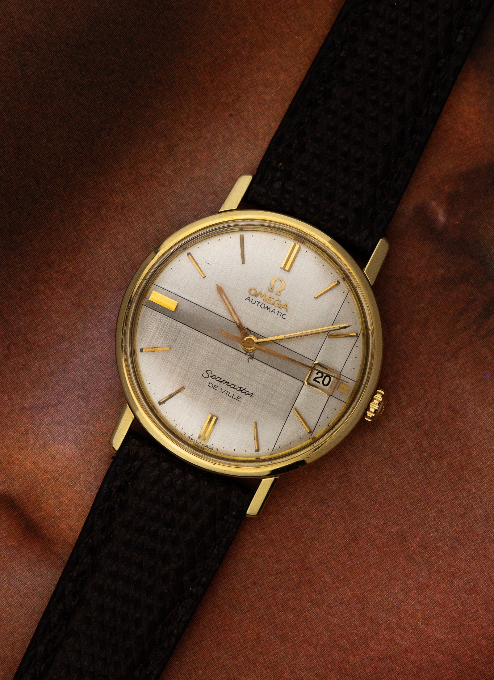 1966 Omega Seamaster De Ville Cross Linen Dial 166.020 cal. 565