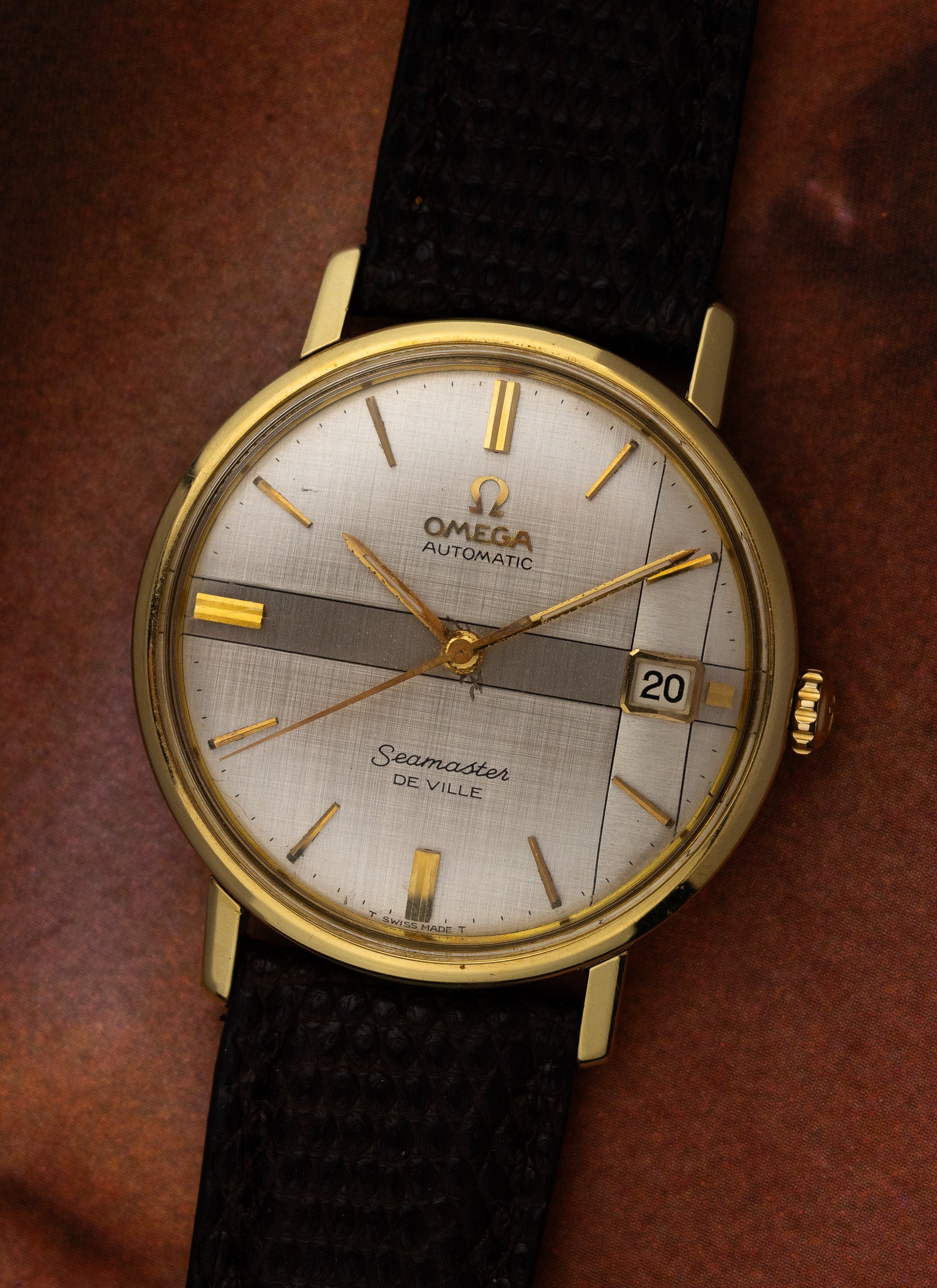 1966 Omega Seamaster De Ville Cross Linen Dial 166.020 cal. 565