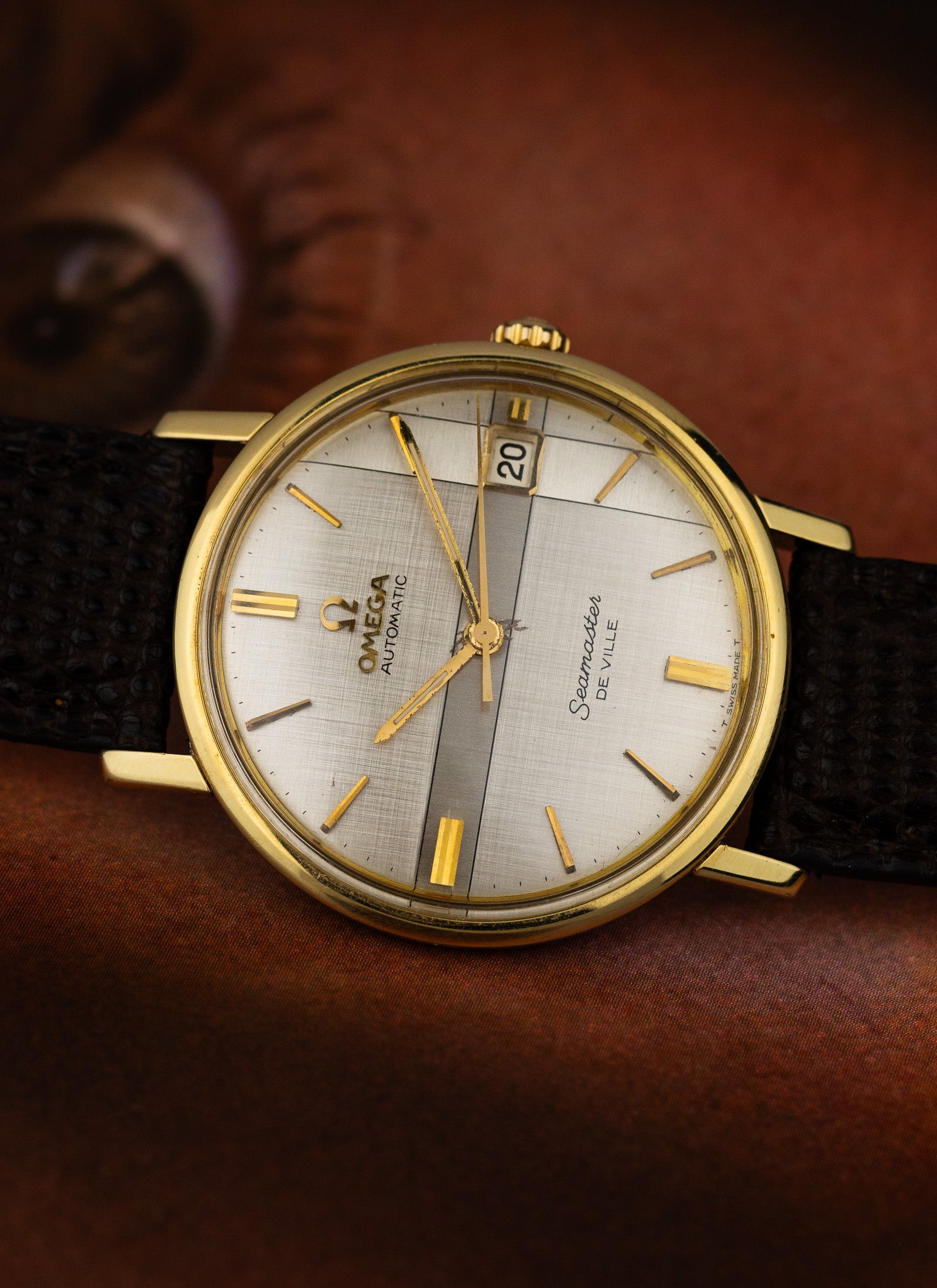1966 Omega Seamaster De Ville Cross Linen Dial 166.020 cal. 565