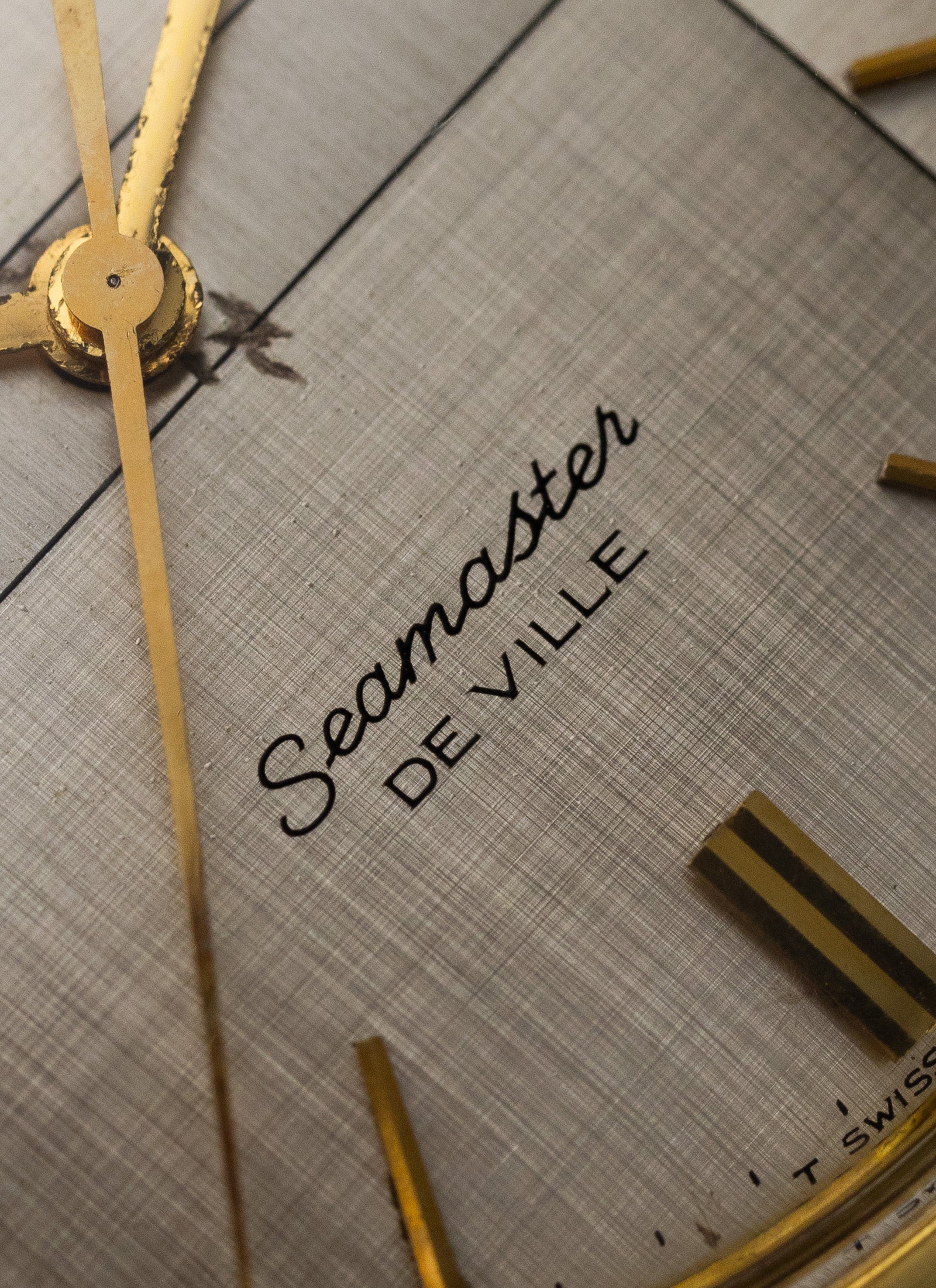 1966 Omega Seamaster De Ville Cross Linen Dial 166.020 cal. 565