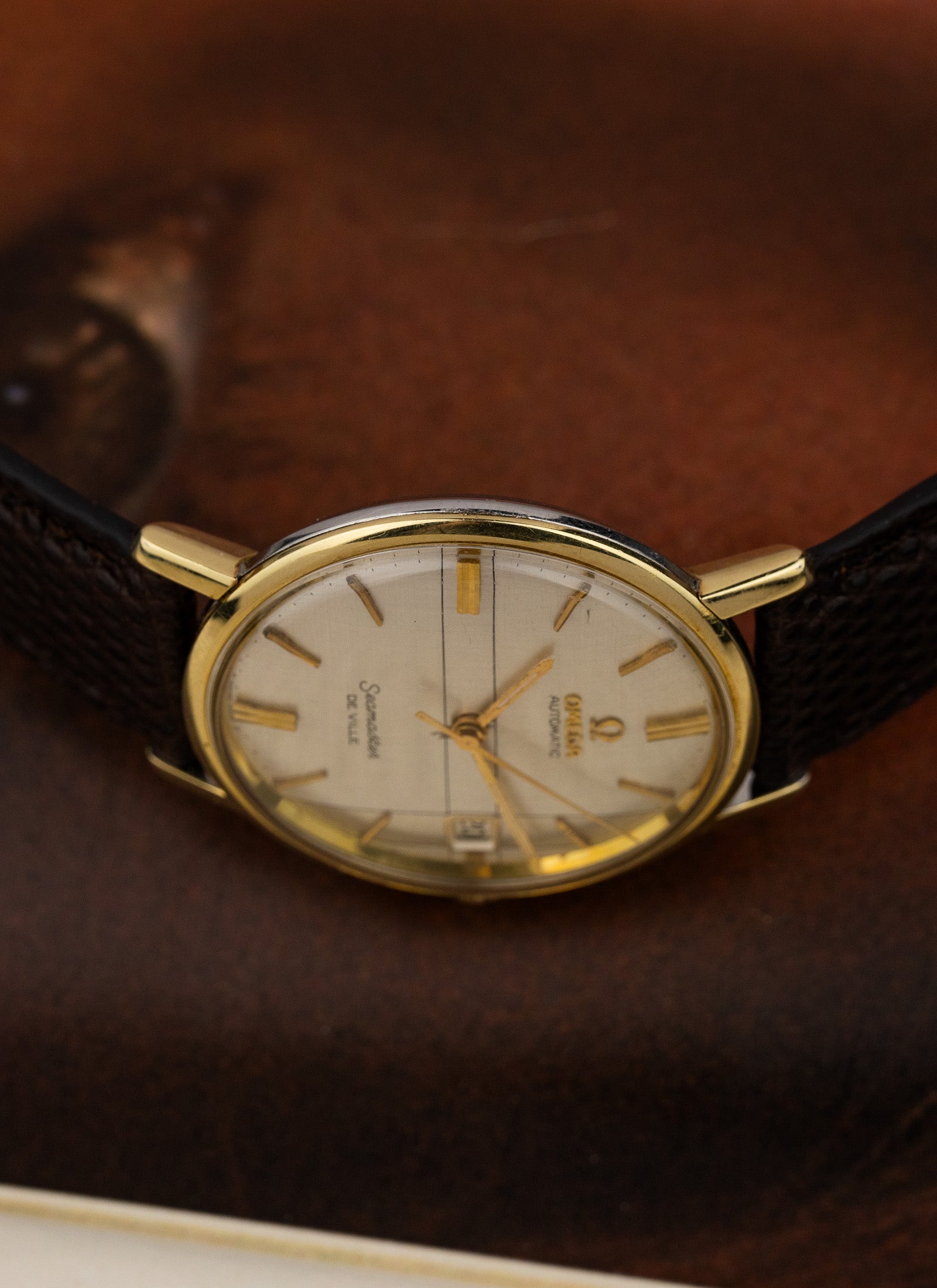 1966 Omega Seamaster De Ville Cross Linen Dial 166.020 cal. 565