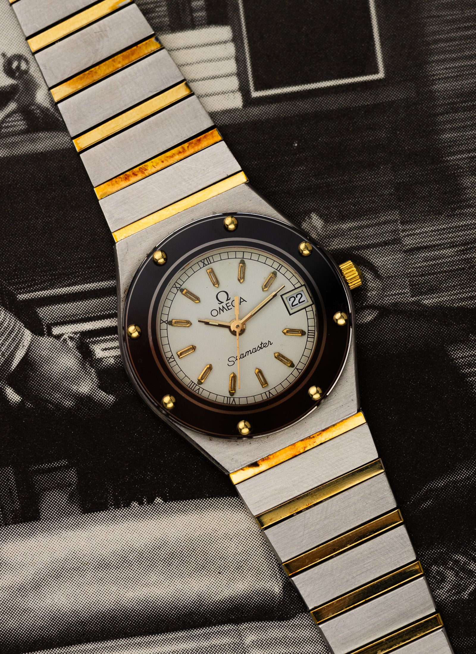 1980s Lady Omega Seamaster Bicolor 796.08570