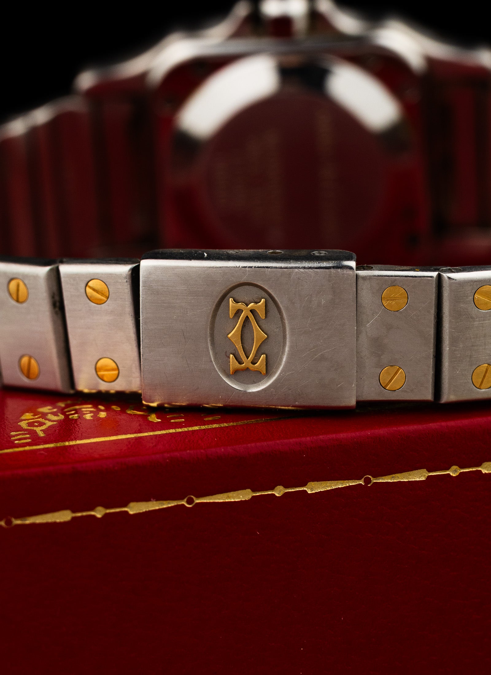 1980s Lady Cartier Santos Bicolor 1170902 Box